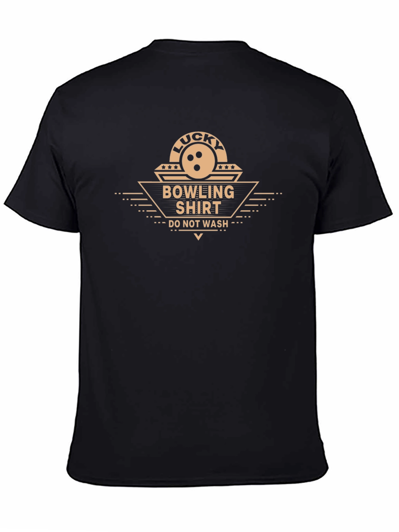 Lucky Bowling Shirt - Do Not Wash Novelty Tee