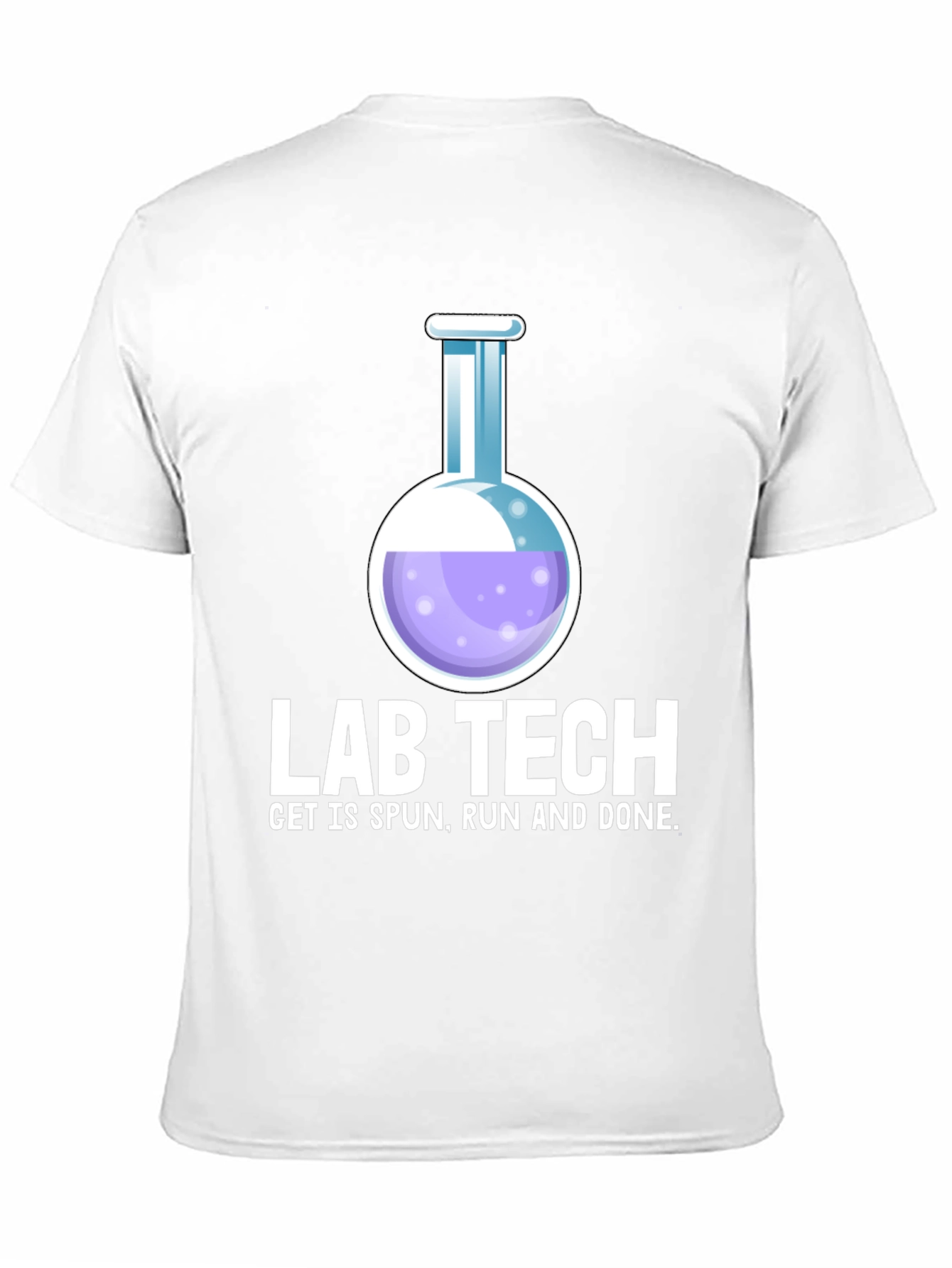 Lab Tech Round Flask Graphic Tee