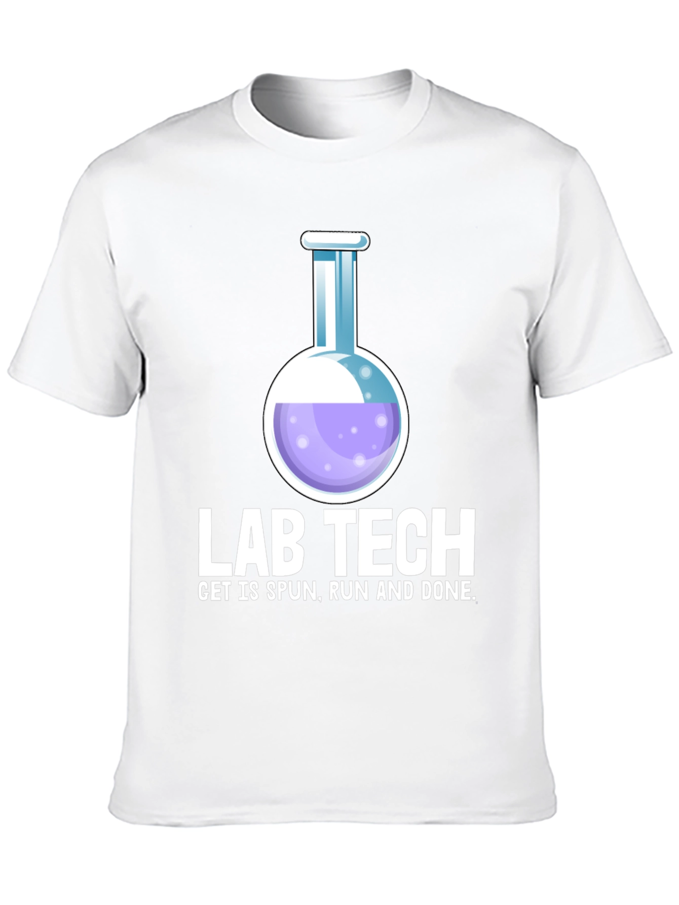 Lab Tech Round Flask Graphic Tee