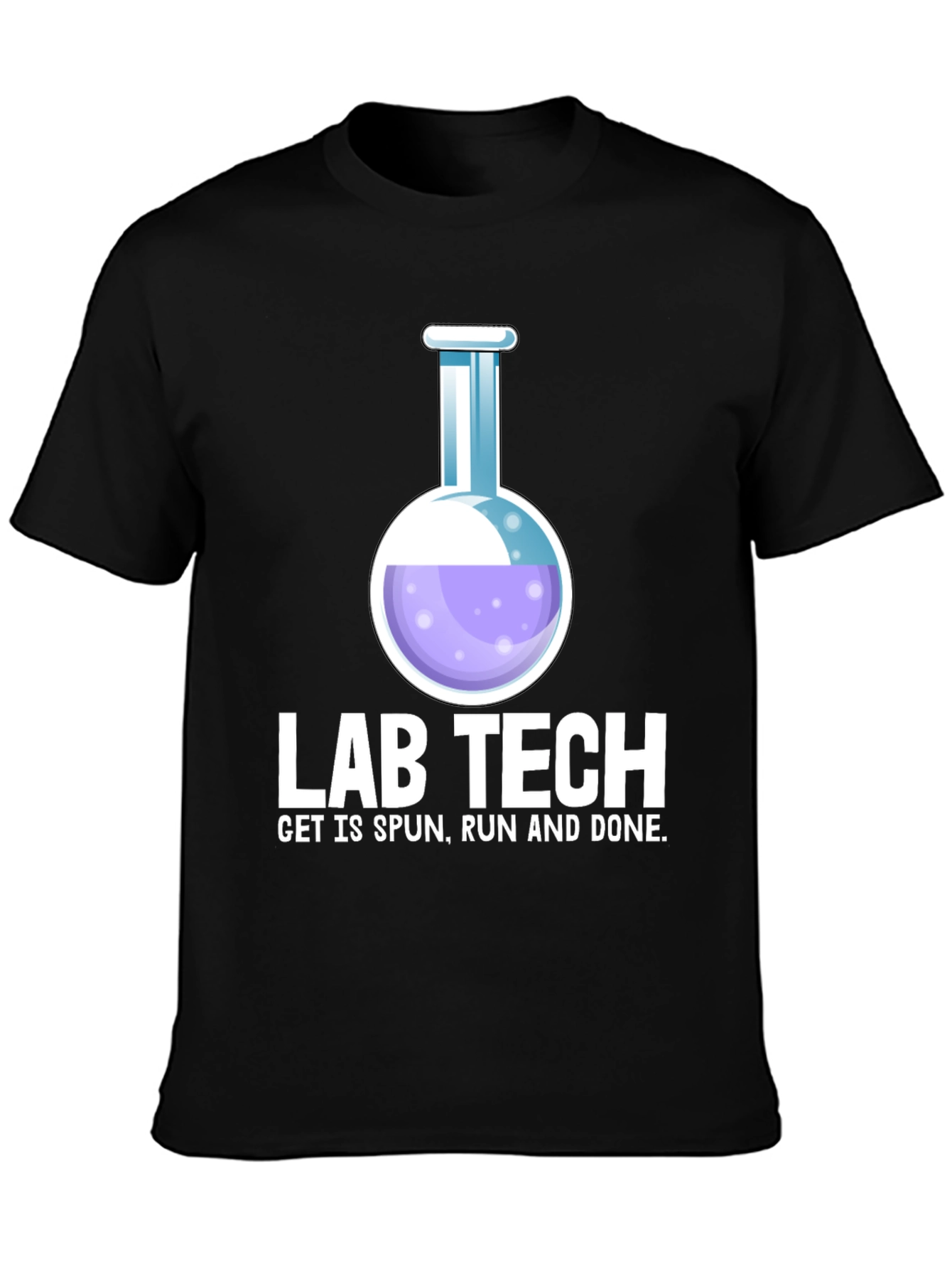 Lab Tech Round Flask Graphic Tee