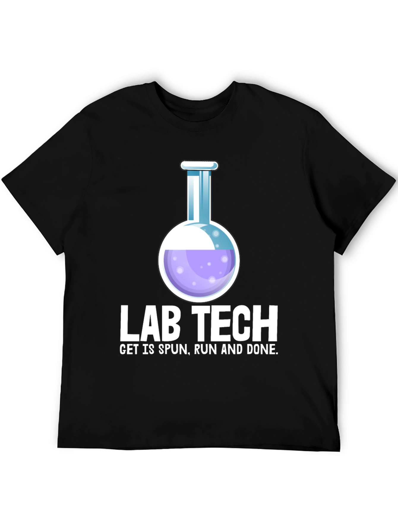 Lab Tech Round Flask Graphic Tee