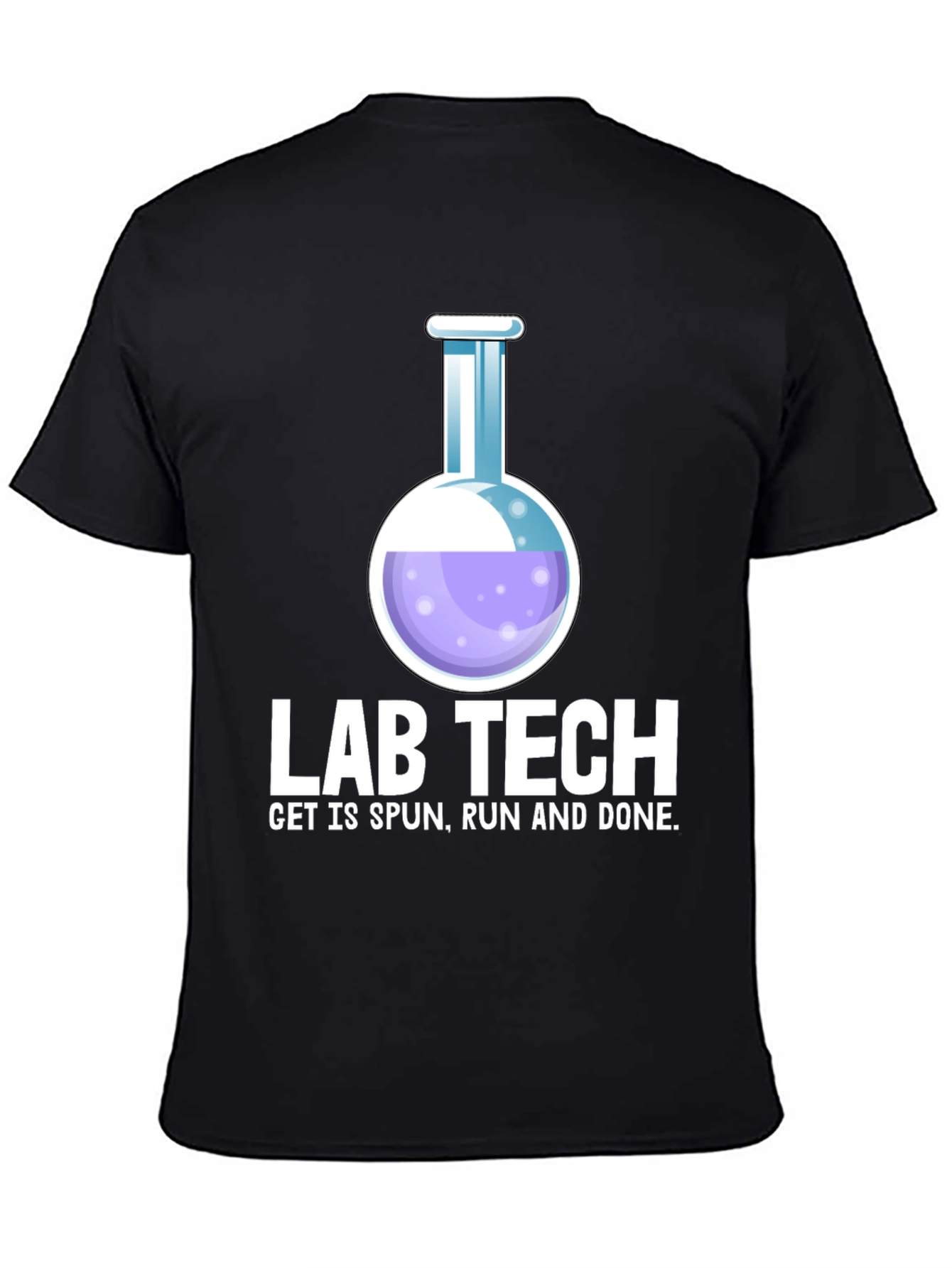 Lab Tech Round Flask Graphic Tee