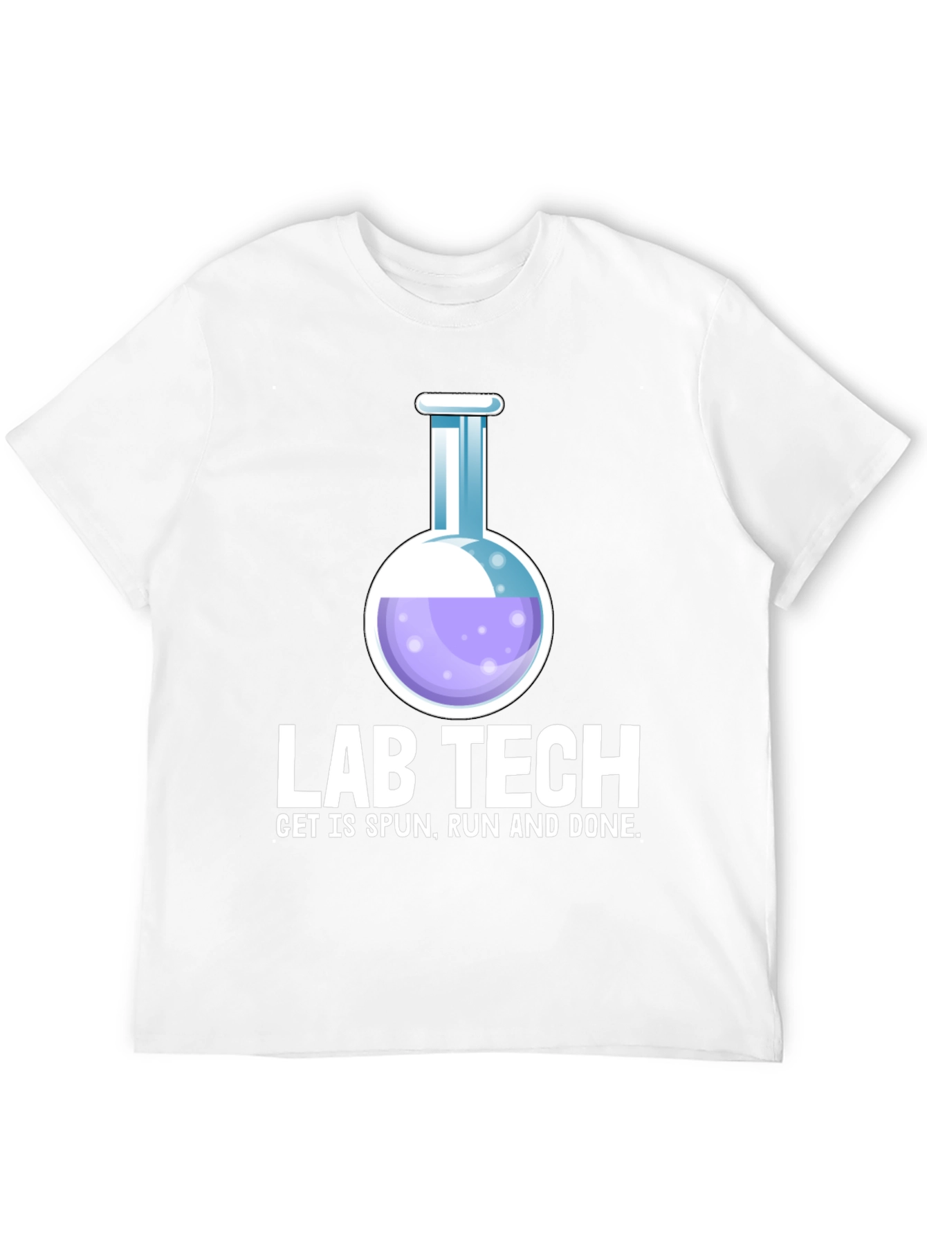 Lab Tech Round Flask Graphic Tee