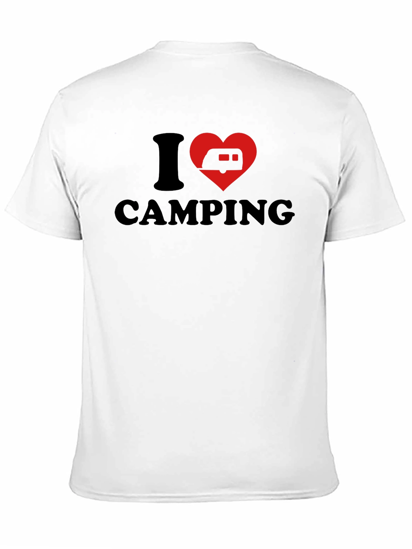 I Heart Camping T-Shirt - Black