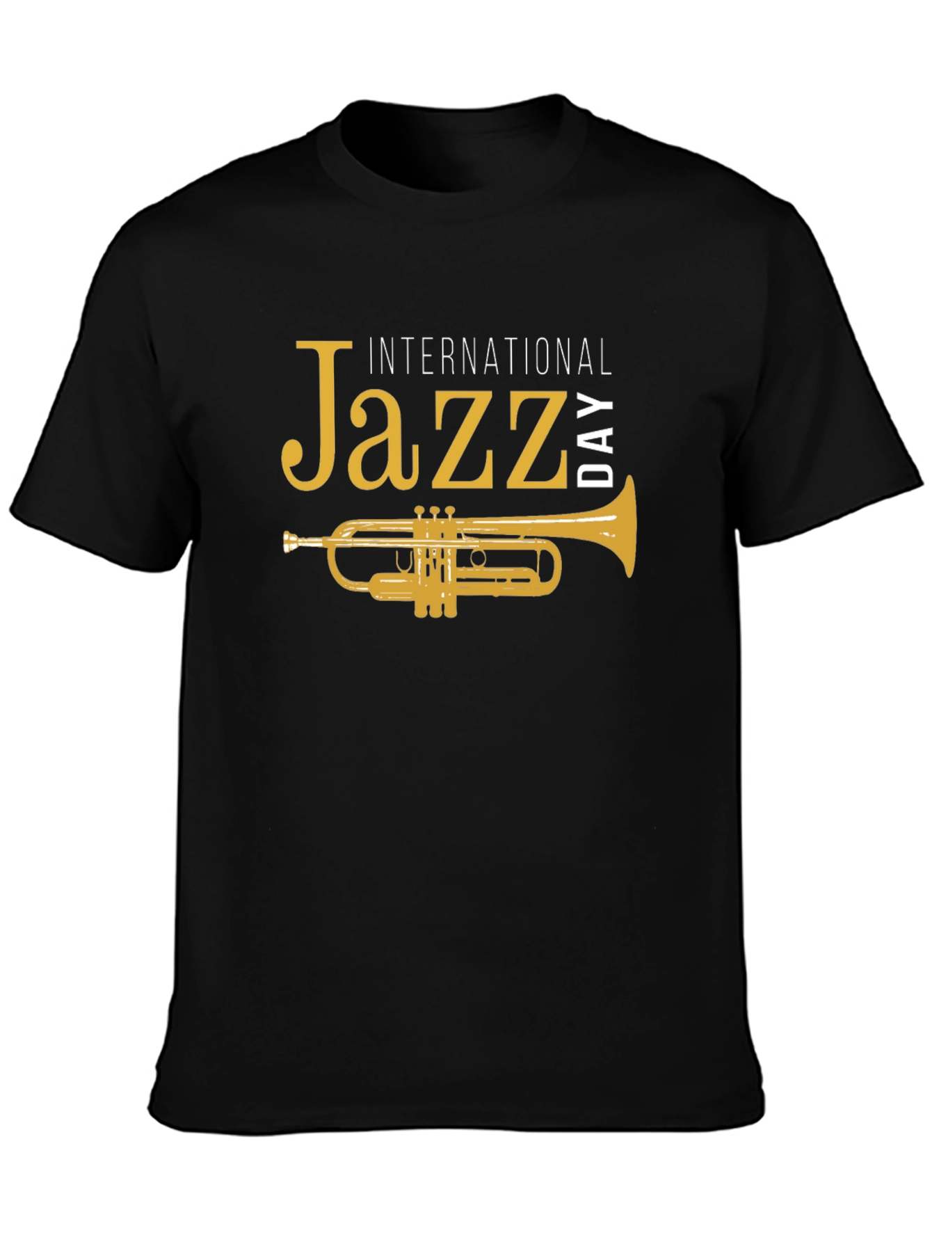 International Jazz Day Trumpet Graphic Tee