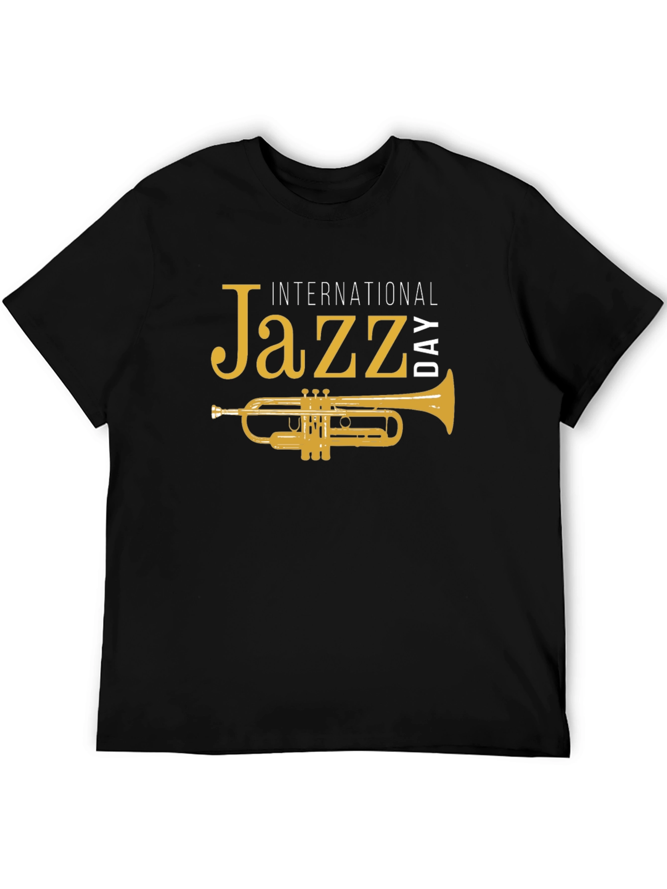 International Jazz Day Trumpet Graphic Tee
