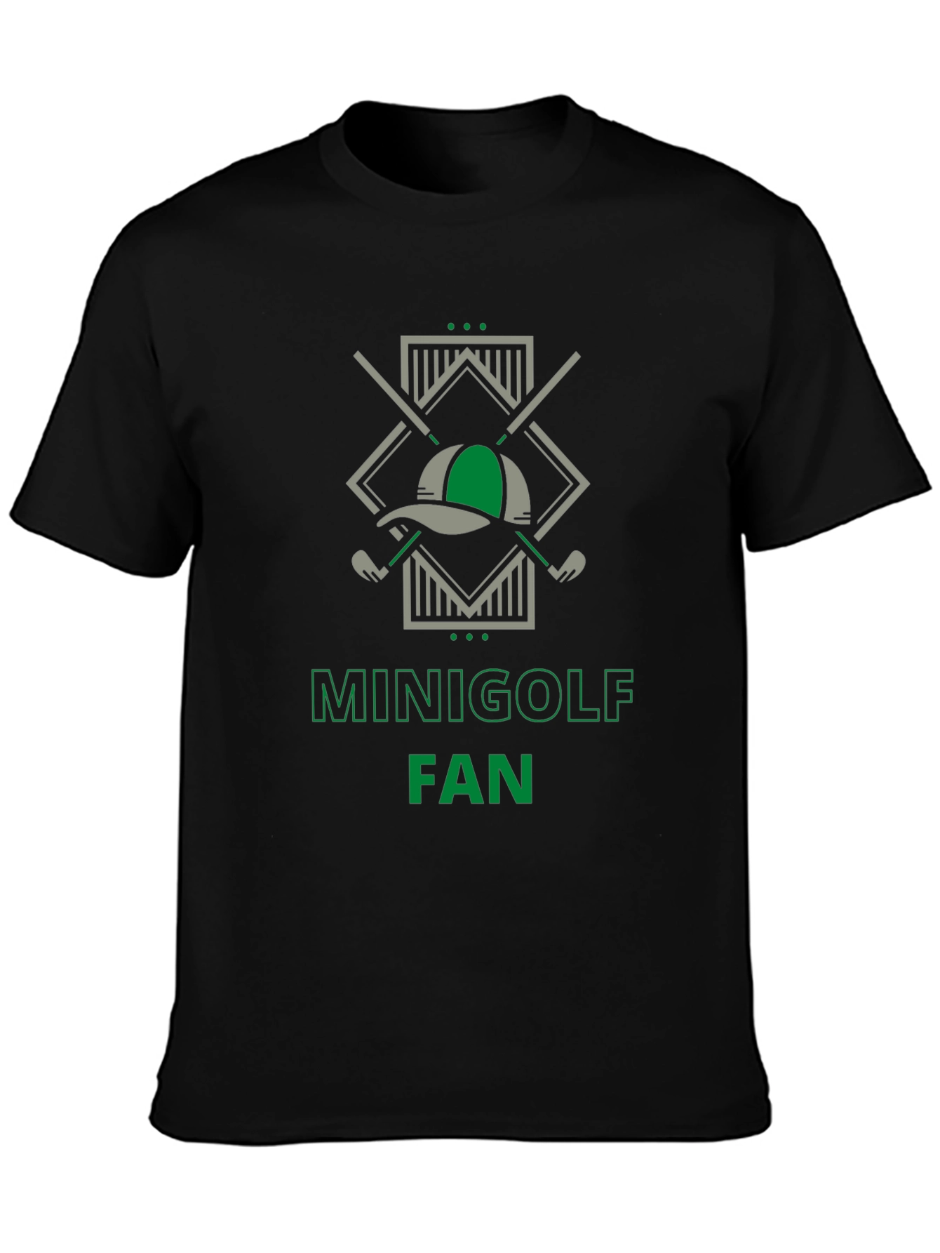 Minigolf Fan T-Shirt - Black Tee
