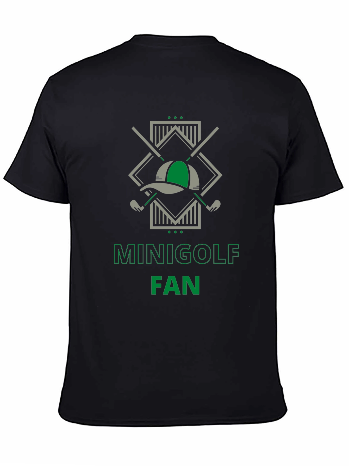 Minigolf Fan T-Shirt - Black Tee
