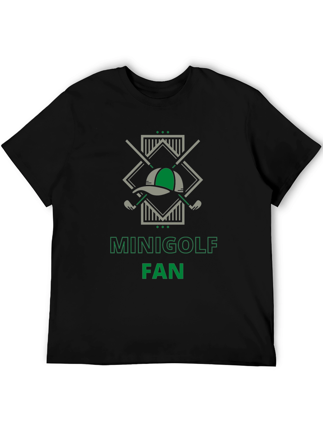 Minigolf Fan T-Shirt - Black Tee