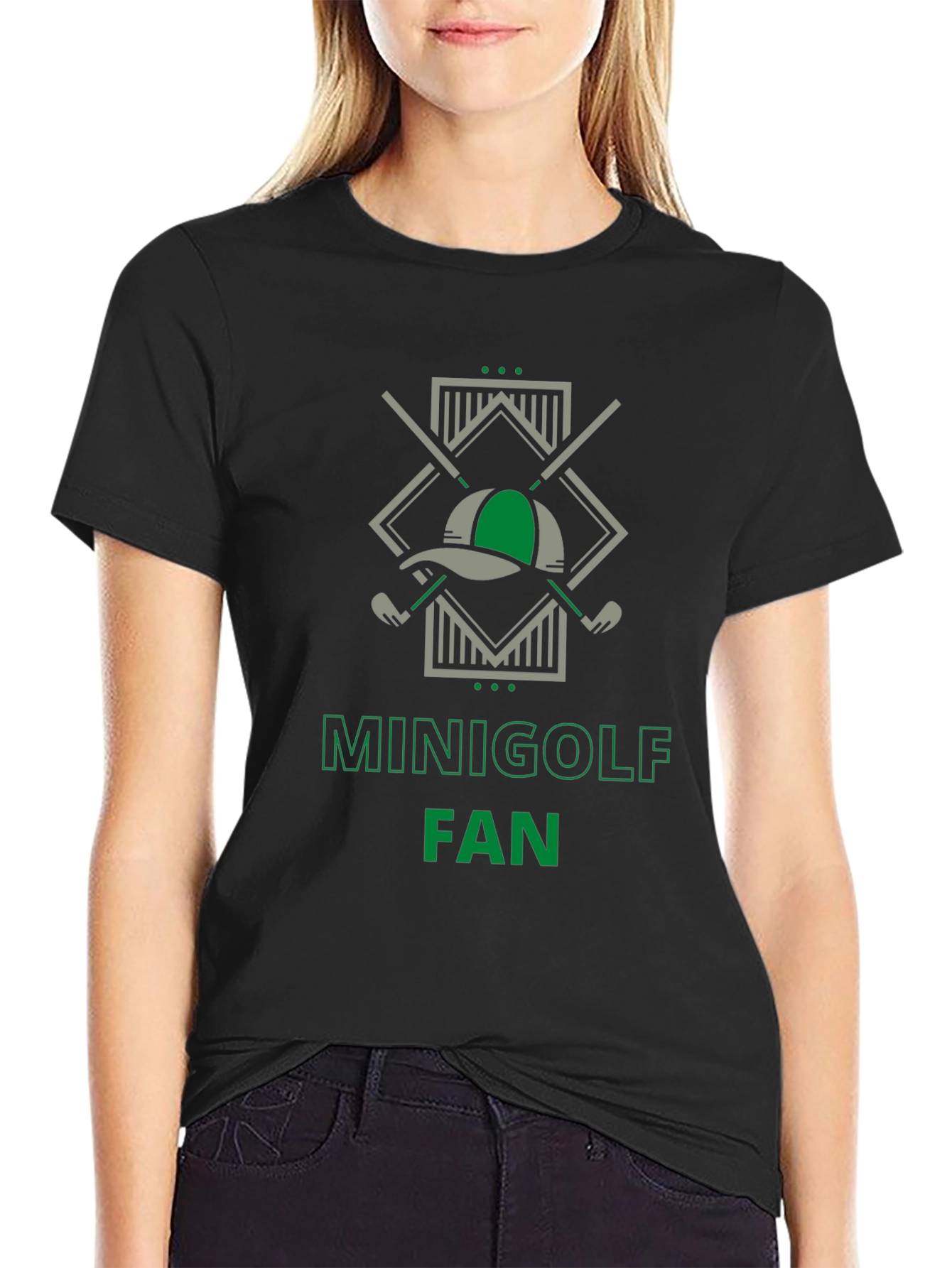 Minigolf Fan T-Shirt - Black Tee