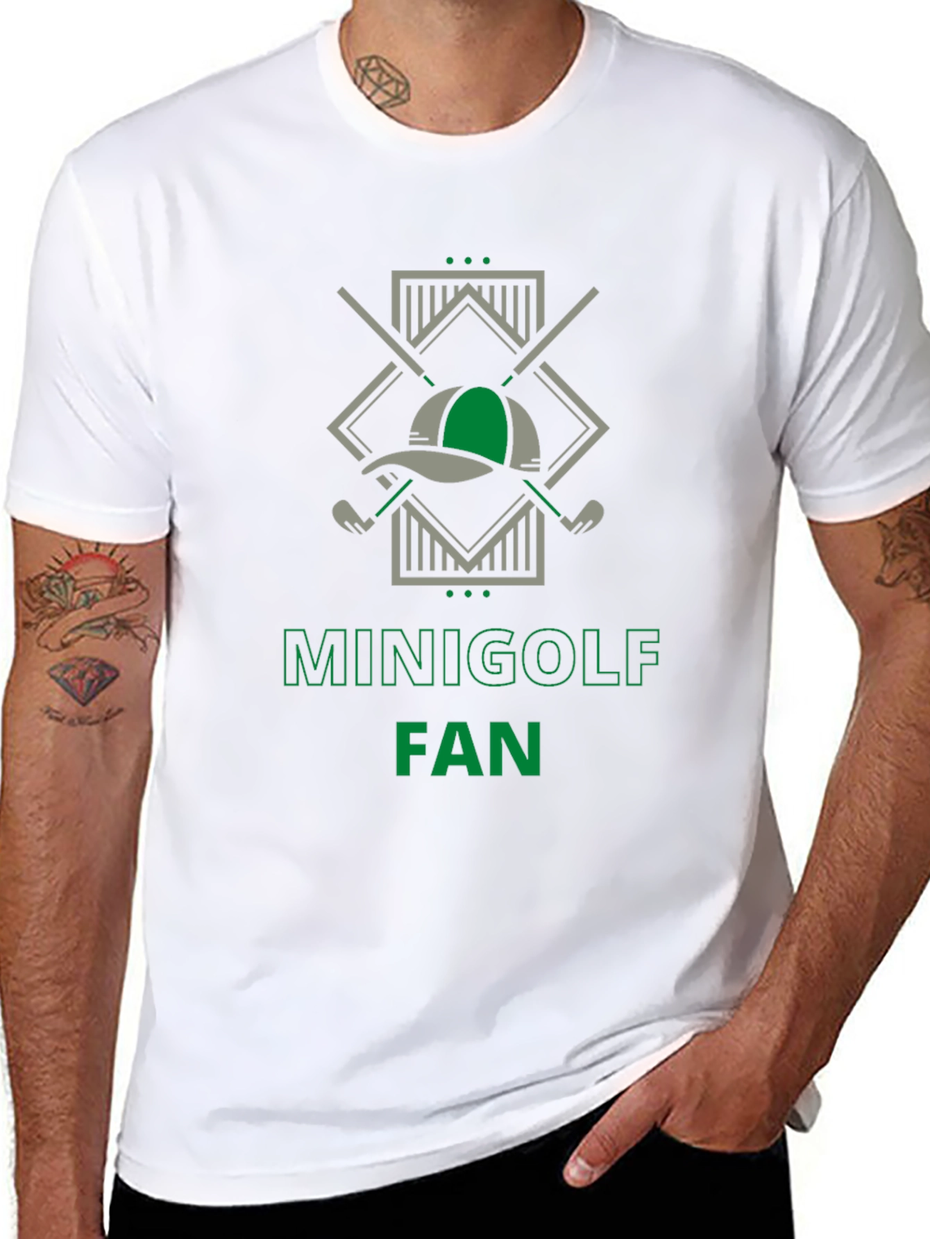Minigolf Fan T-Shirt - Black Tee