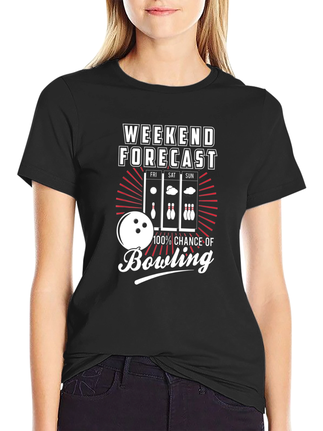 Bowling Weekend Forecast T-Shirt