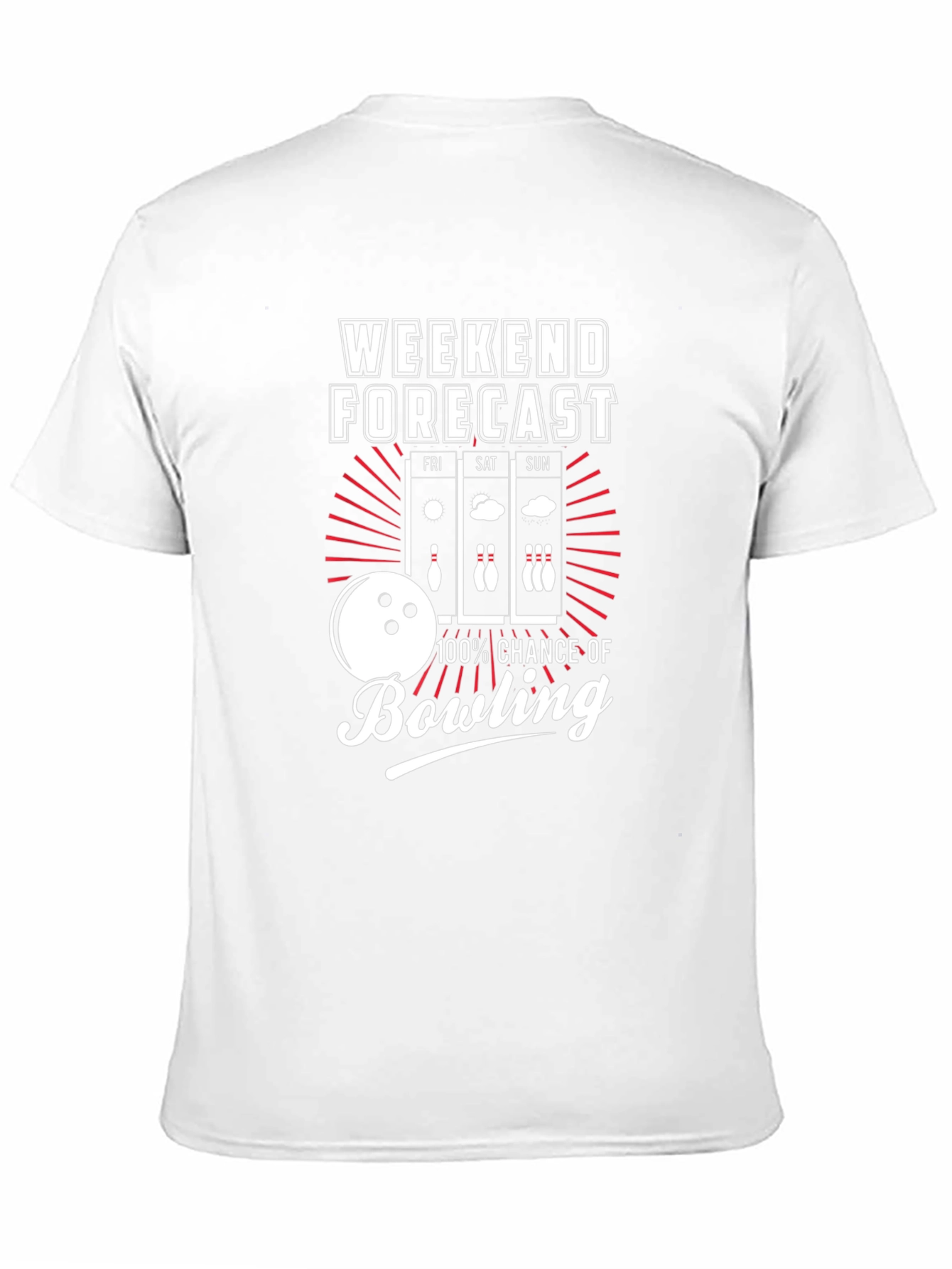 Bowling Weekend Forecast T-Shirt