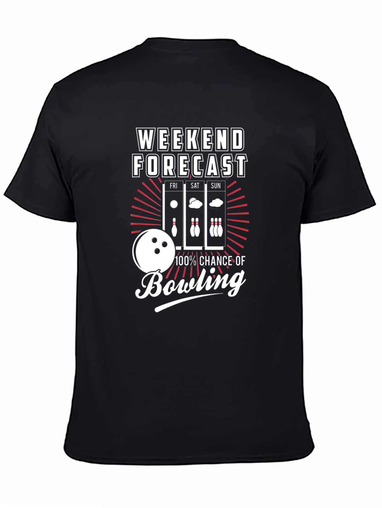 Bowling Weekend Forecast T-Shirt