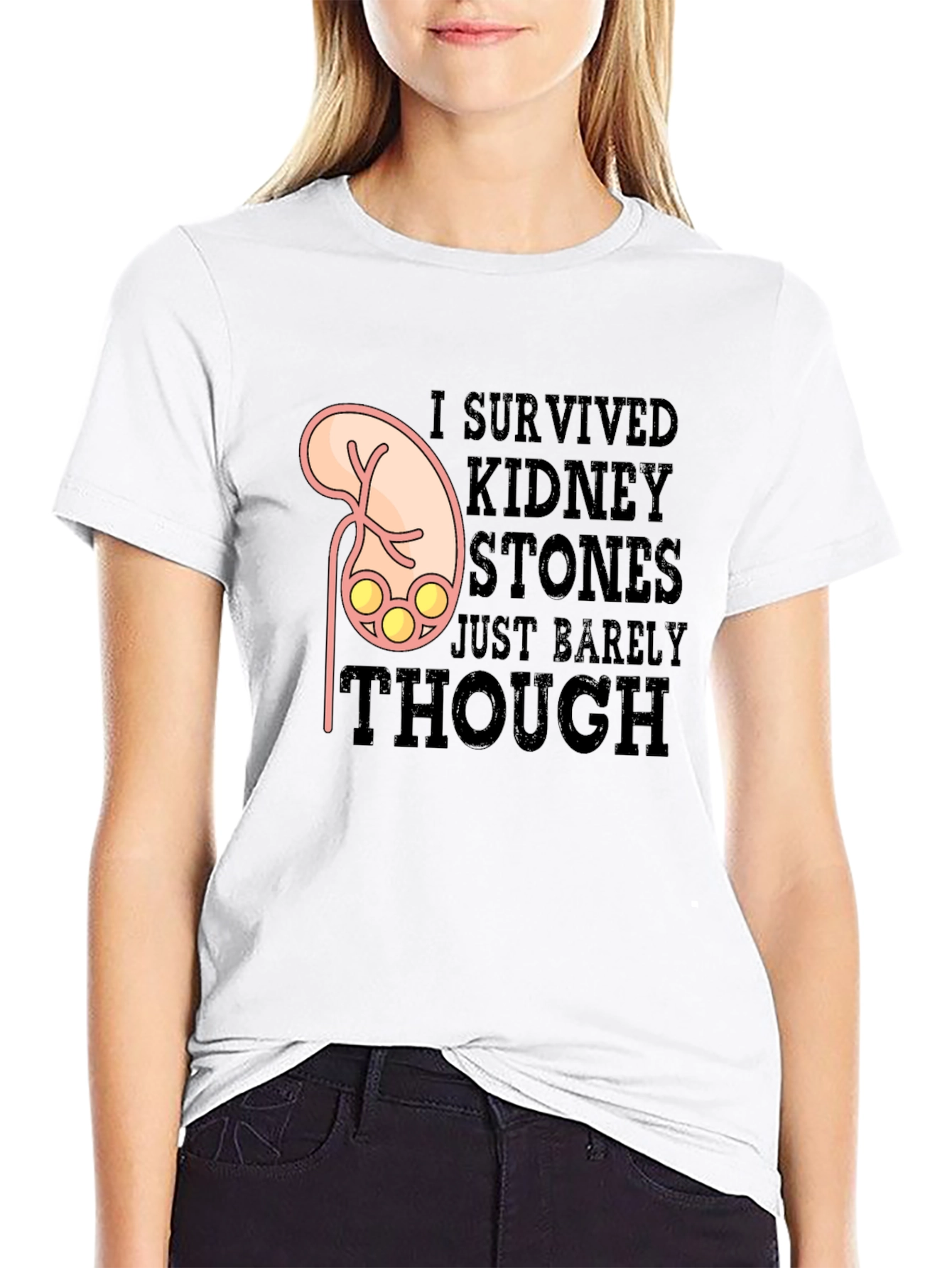 Kidney Stones Survivor T-Shirt Funny Graphic Tee