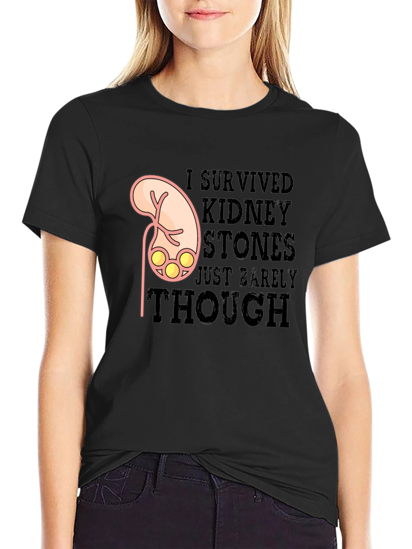 Kidney Stones Survivor T-Shirt Funny Graphic Tee