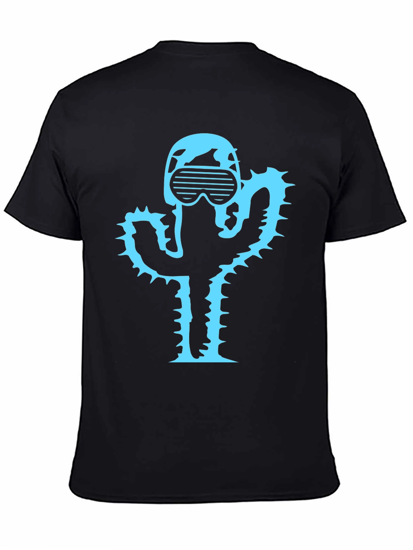 Cool Cactus T-Shirt - Black Graphic Tee
