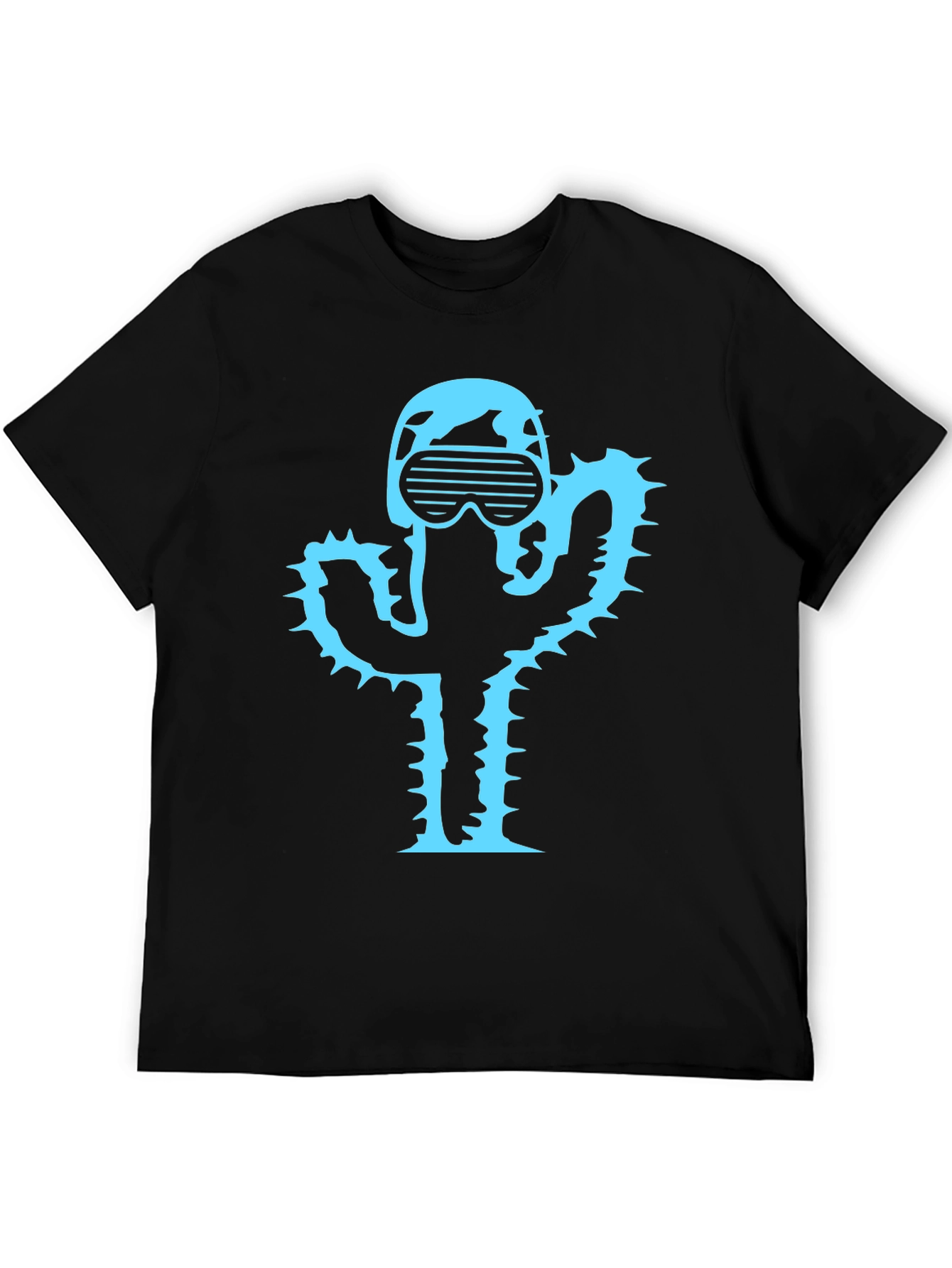 Cool Cactus T-Shirt - Black Graphic Tee