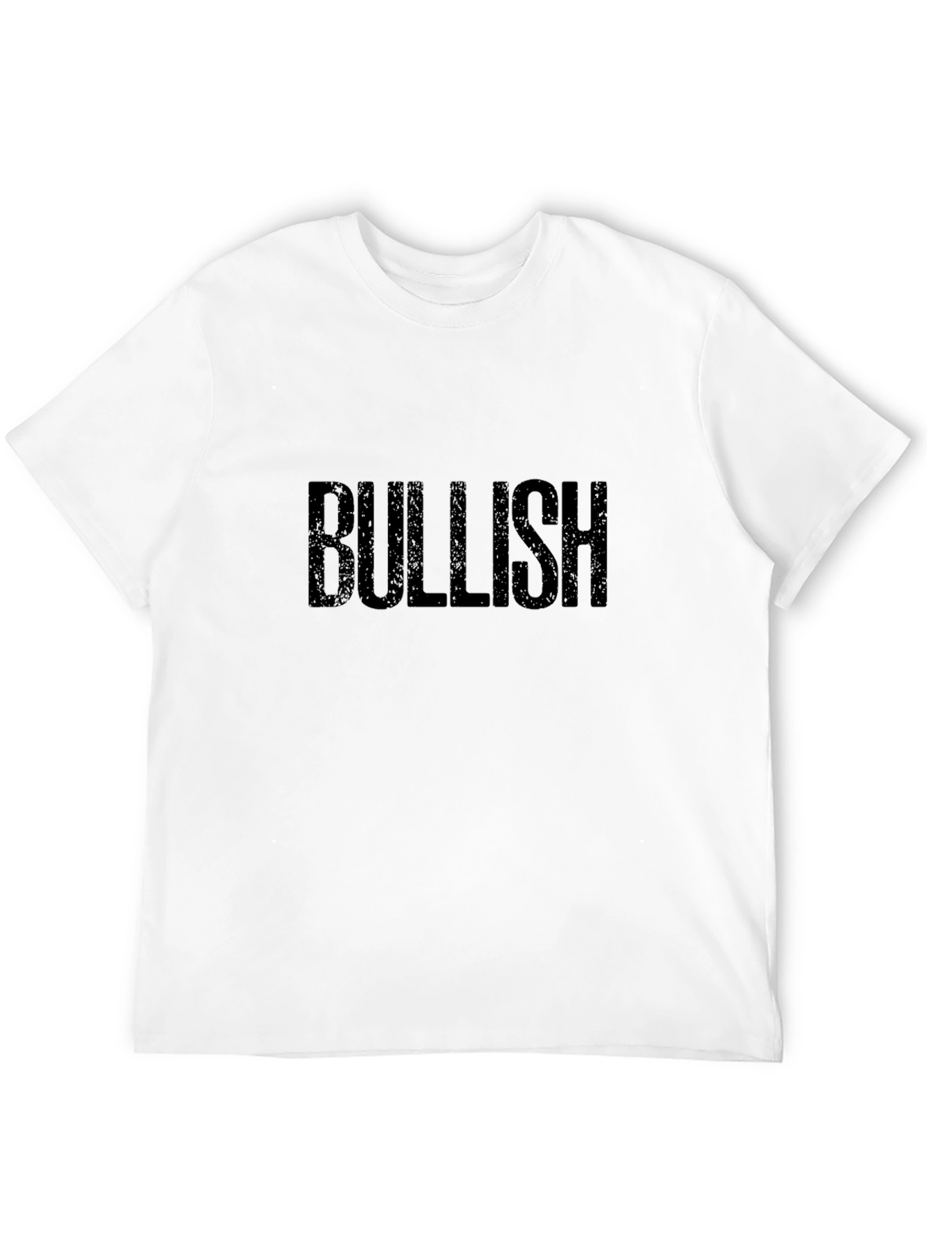 Bullish Black Graphic Tee - Mens Fashion