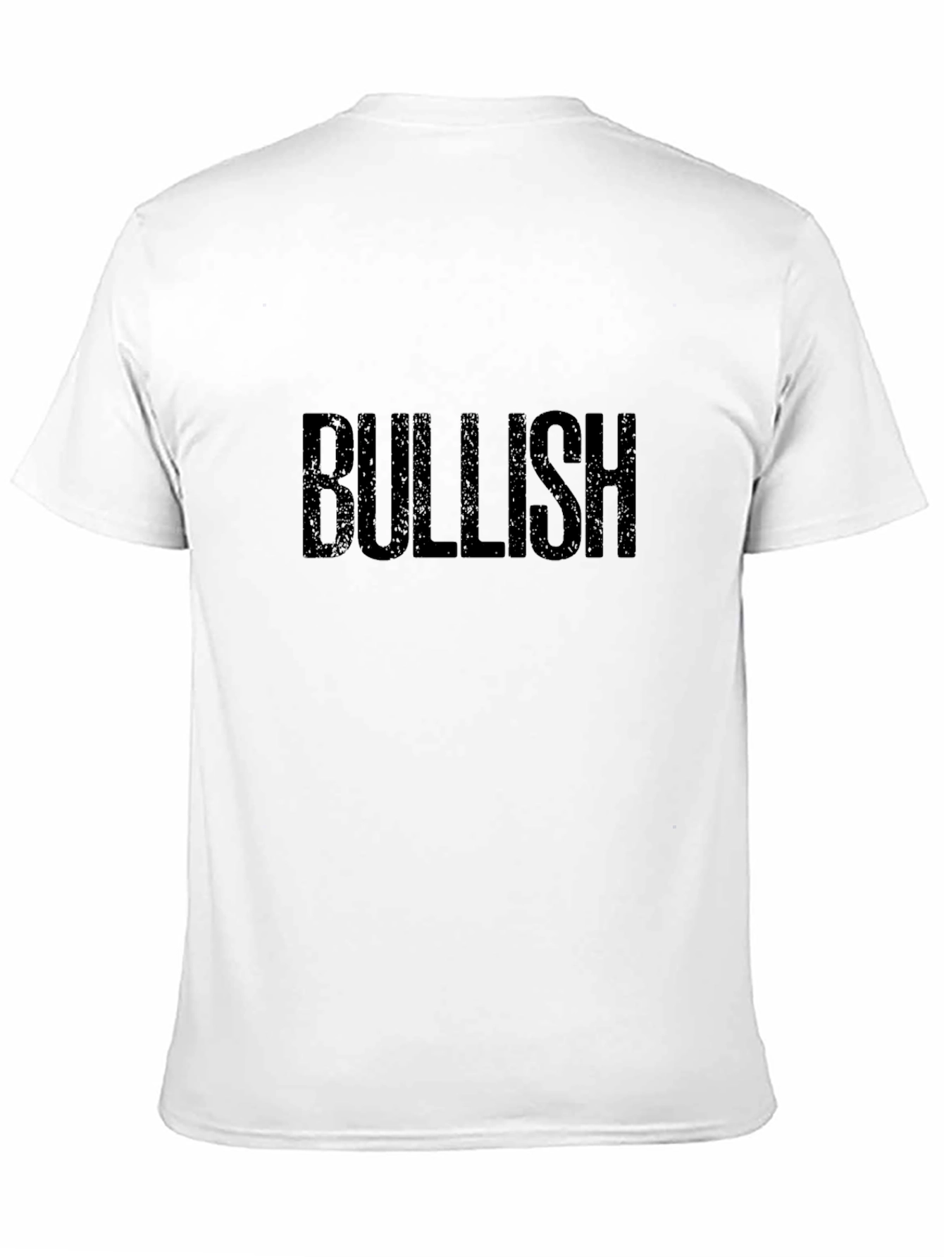 Bullish Black Graphic Tee - Mens Fashion