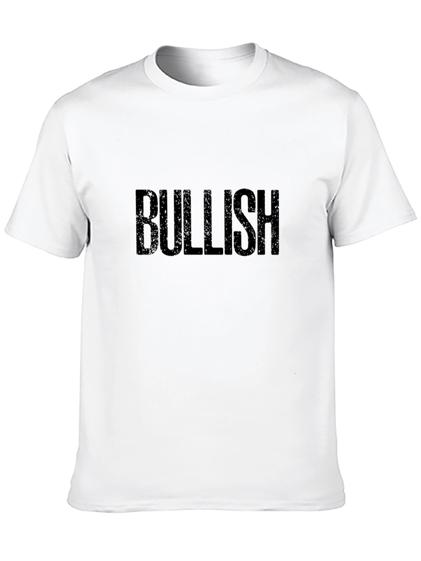 Bullish Black Graphic Tee - Mens Fashion