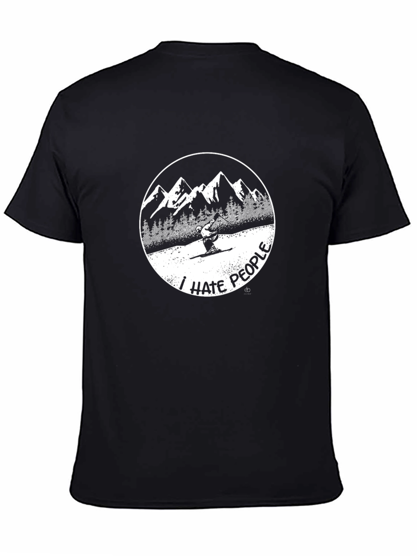 I Hate People Skiing T-Shirt