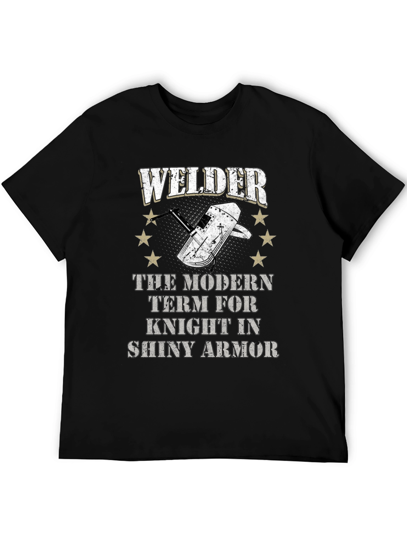Welder Knight in Shiny Armor Graphic Tee