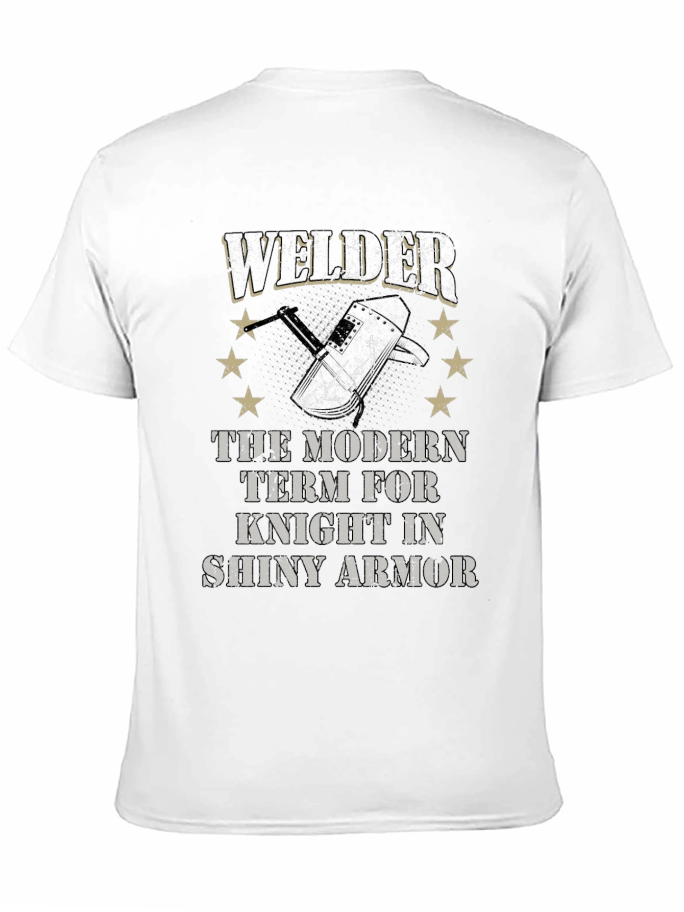 Welder Knight in Shiny Armor Graphic Tee