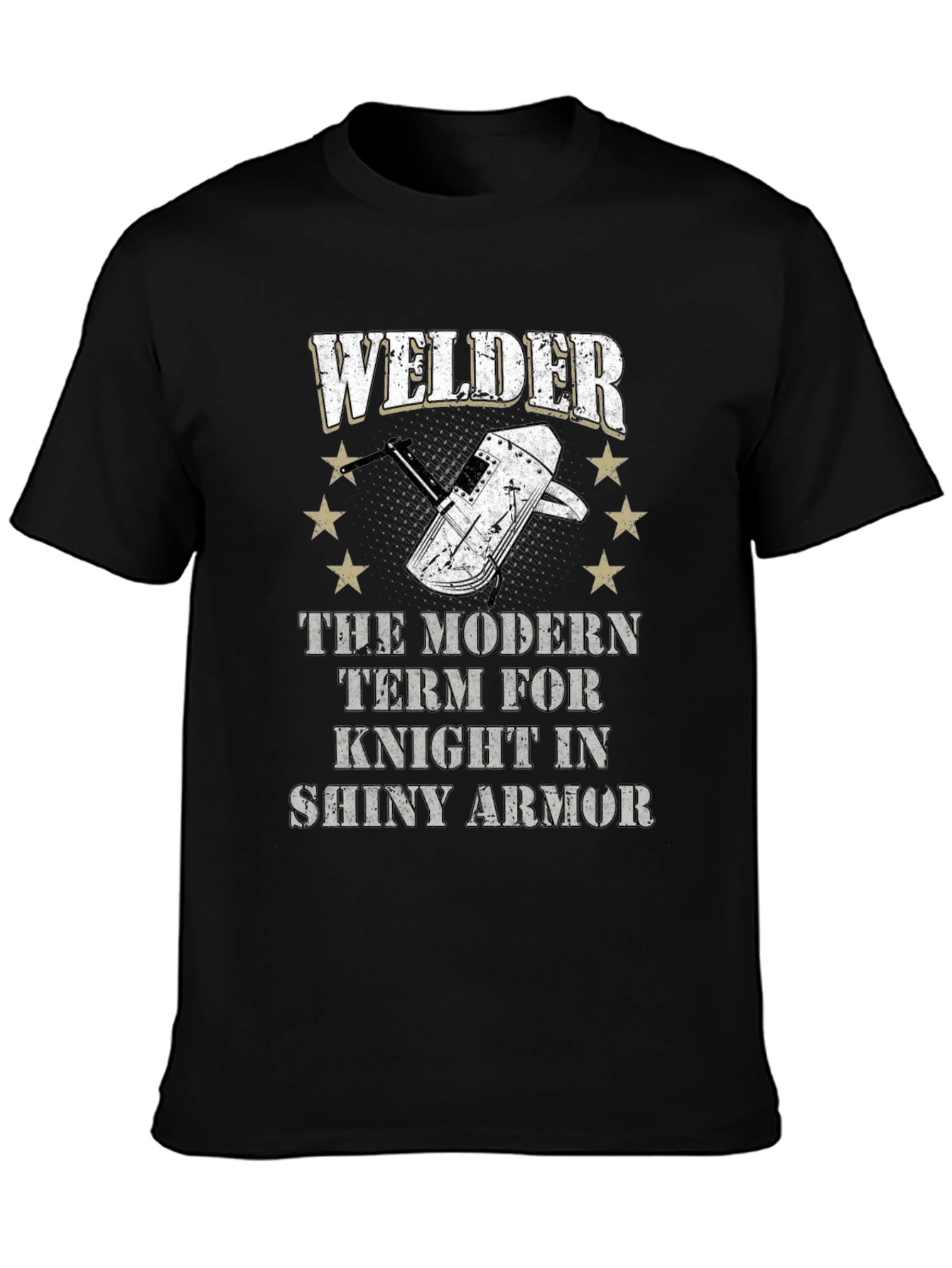 Welder Knight in Shiny Armor Graphic Tee