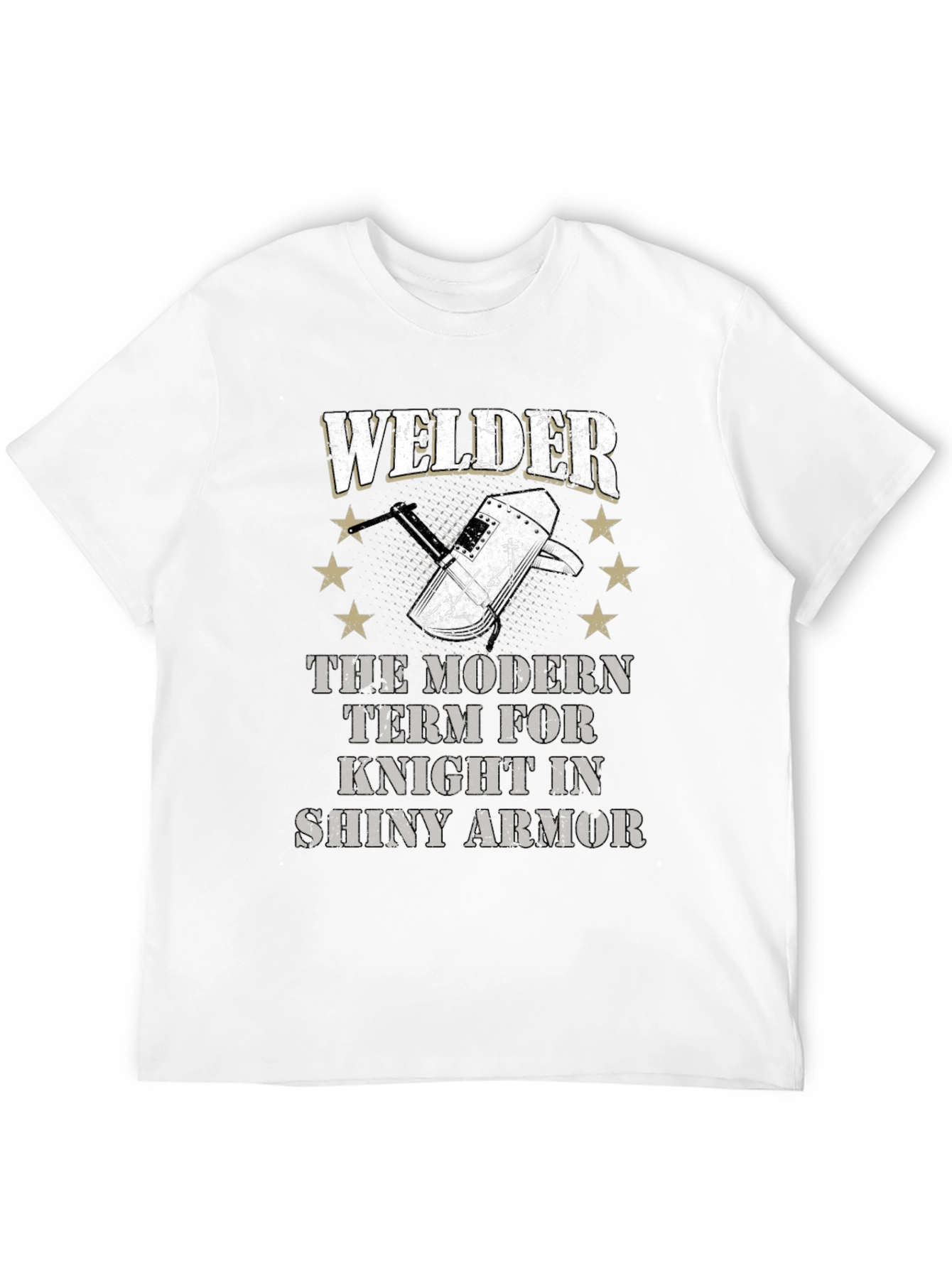 Welder Knight in Shiny Armor Graphic Tee