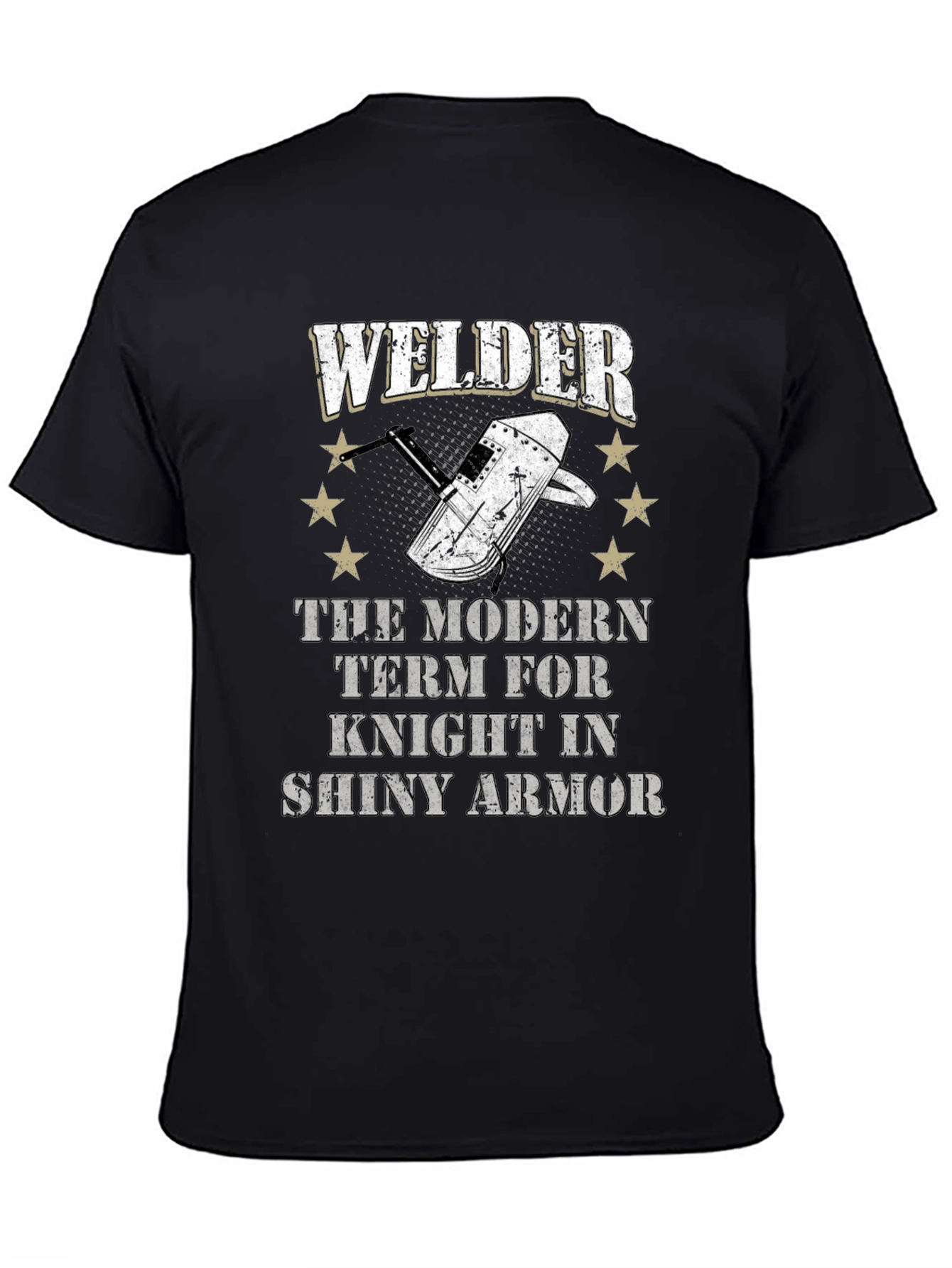 Welder Knight in Shiny Armor Graphic Tee