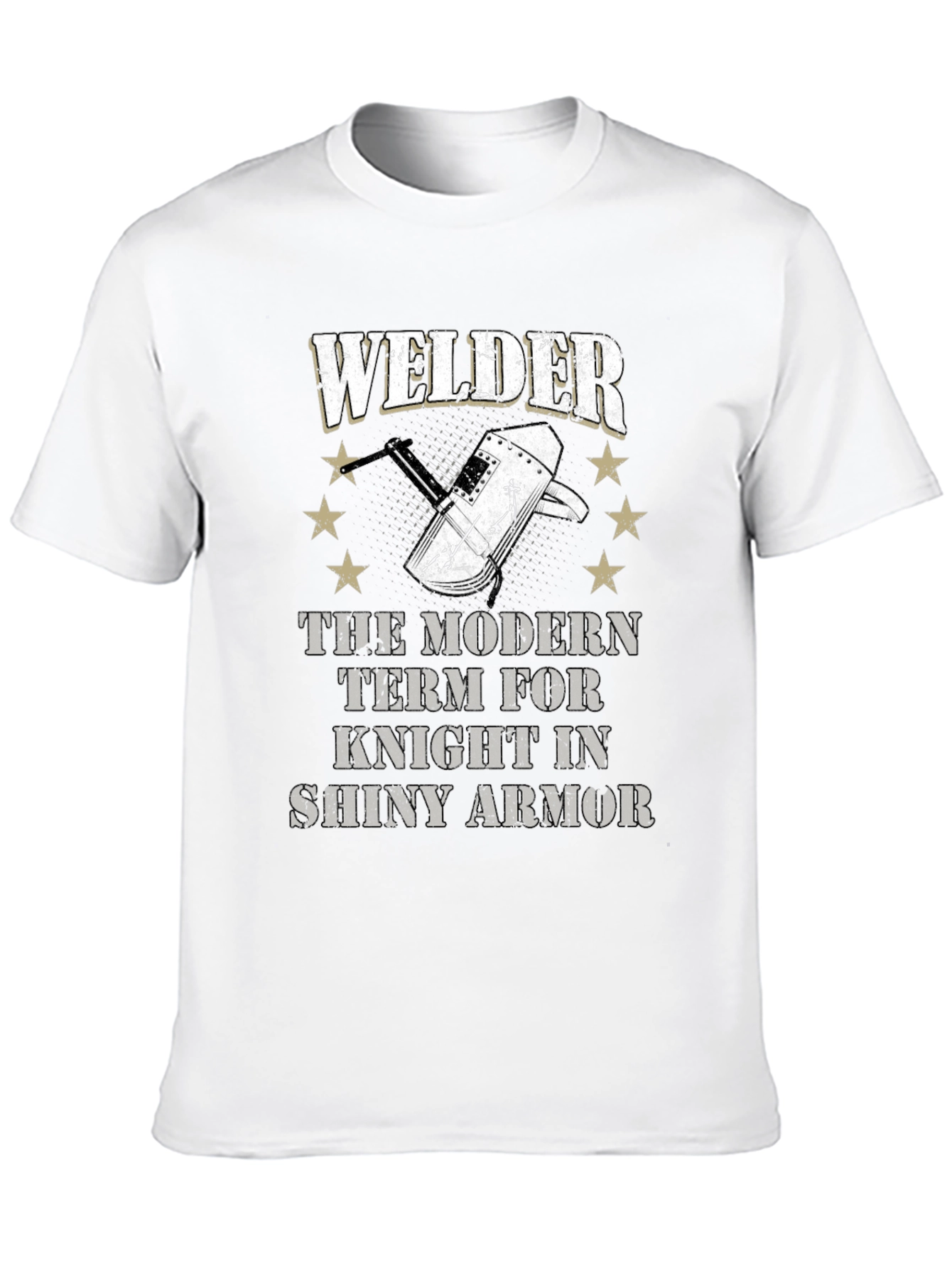Welder Knight in Shiny Armor Graphic Tee