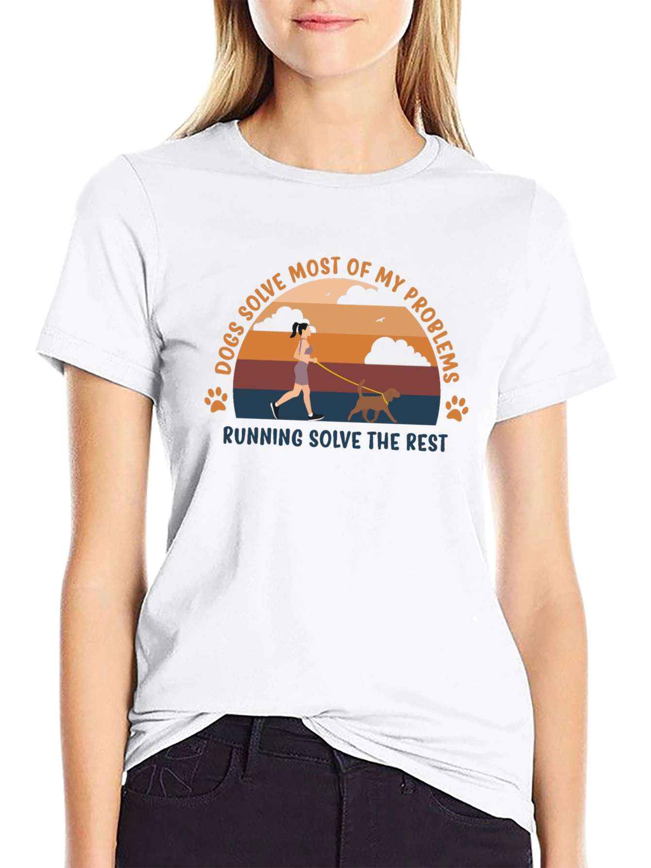 Dogs and Running T-Shirt