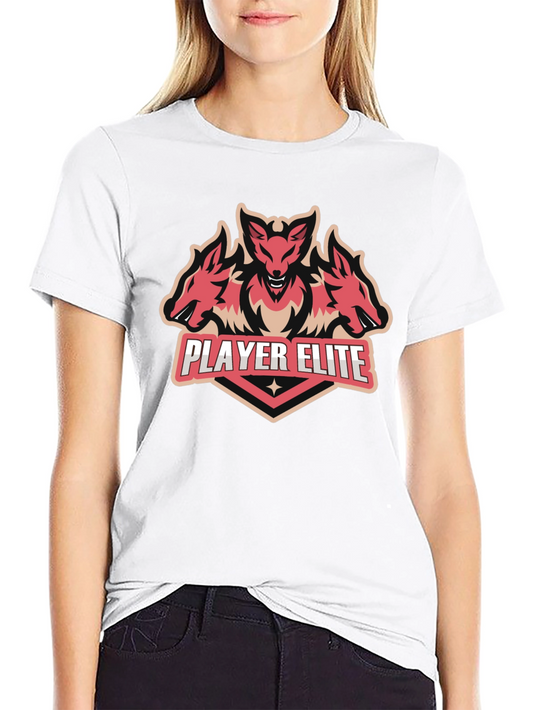 Player Elite Three Headed Wolves Graphic T-Shirt