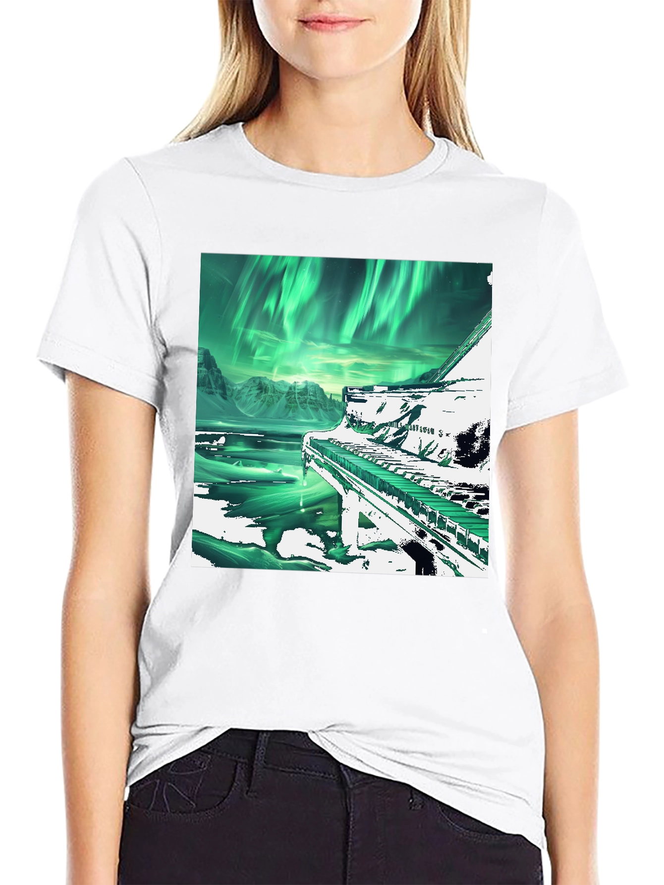 Aurora Piano T-Shirt