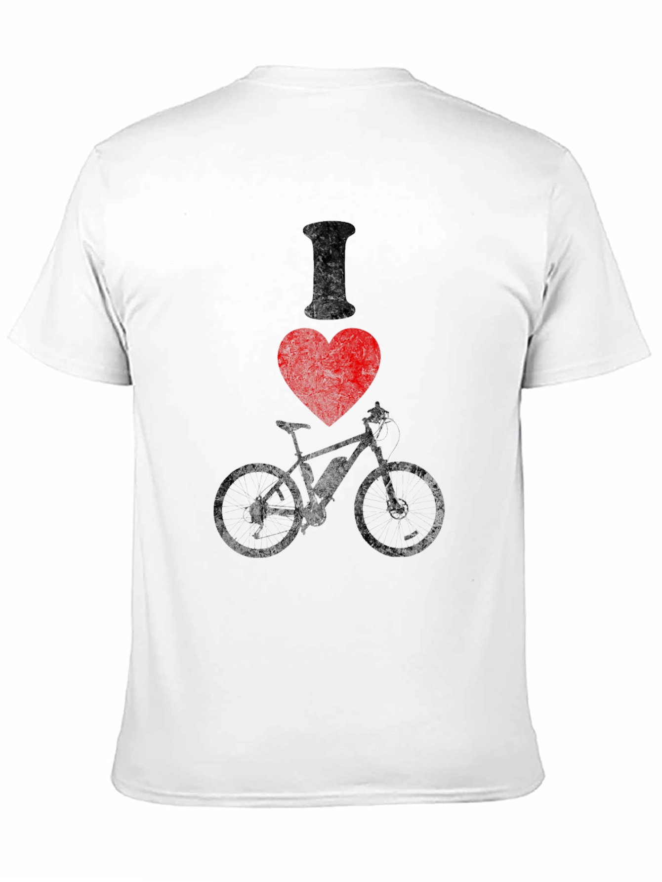 I Love Biking Graphic Tee -  Cycling Enthusiast Shirt
