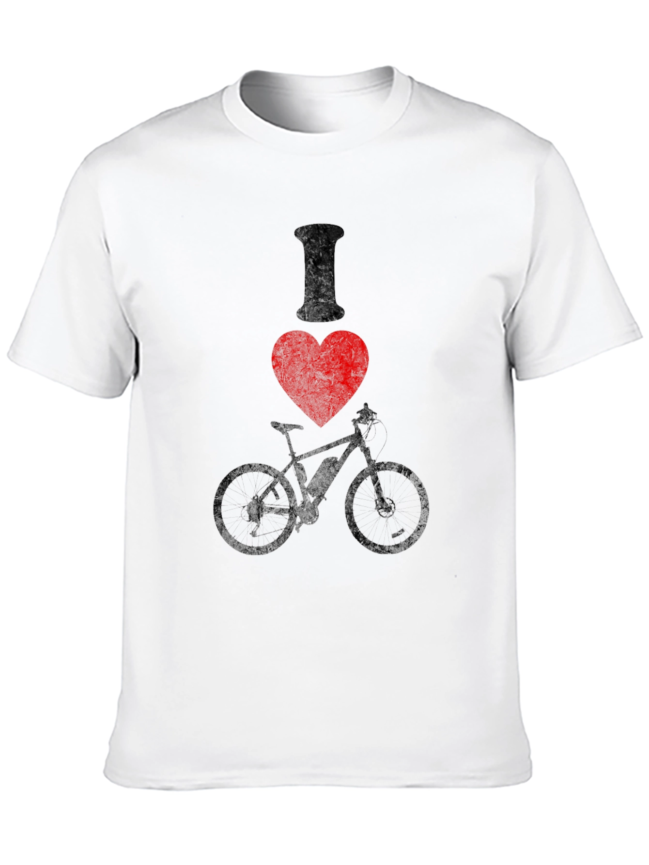 I Love Biking Graphic Tee -  Cycling Enthusiast Shirt