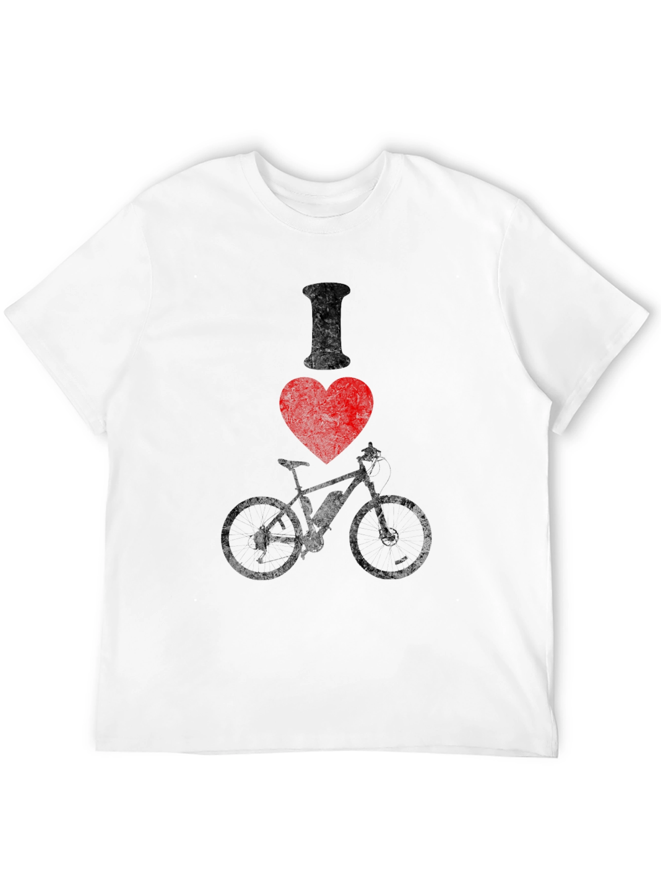 I Love Biking Graphic Tee -  Cycling Enthusiast Shirt