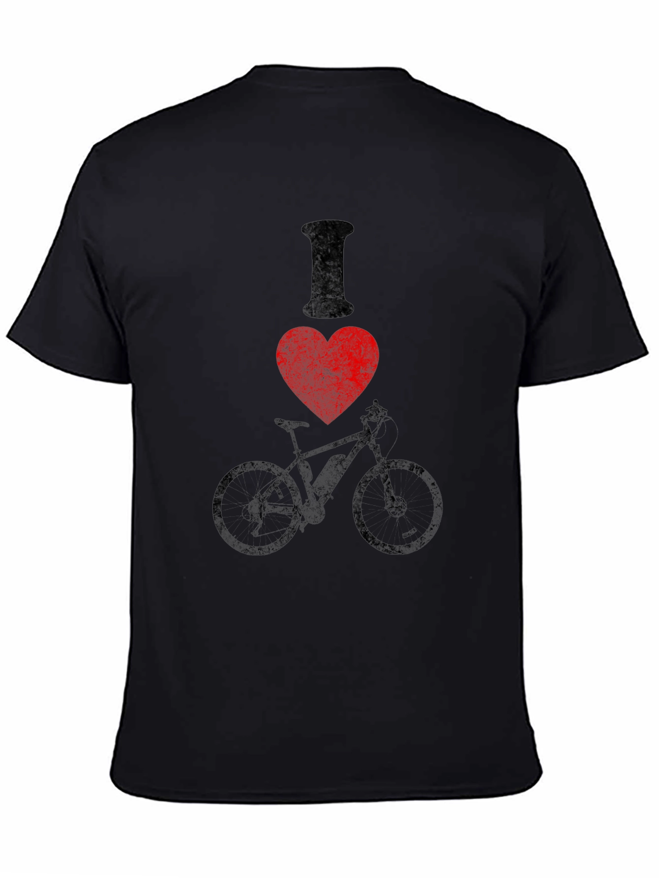 I Love Biking Graphic Tee -  Cycling Enthusiast Shirt