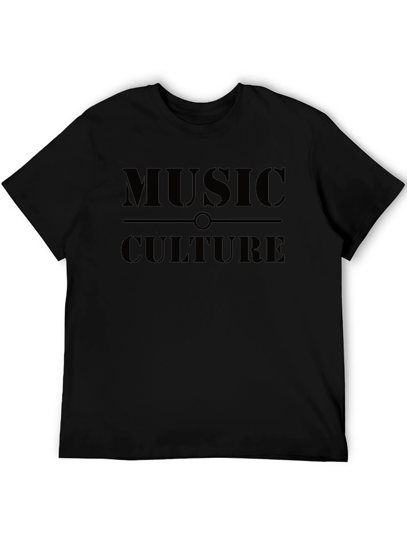 Music Culture Black T-Shirt