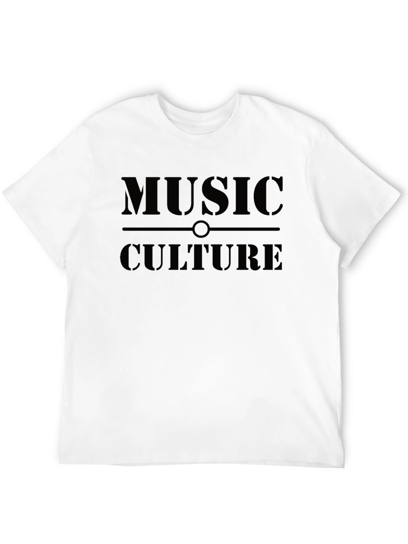 Music Culture Black T-Shirt