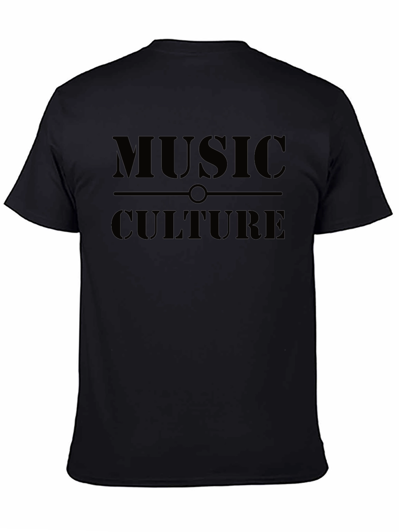 Music Culture Black T-Shirt
