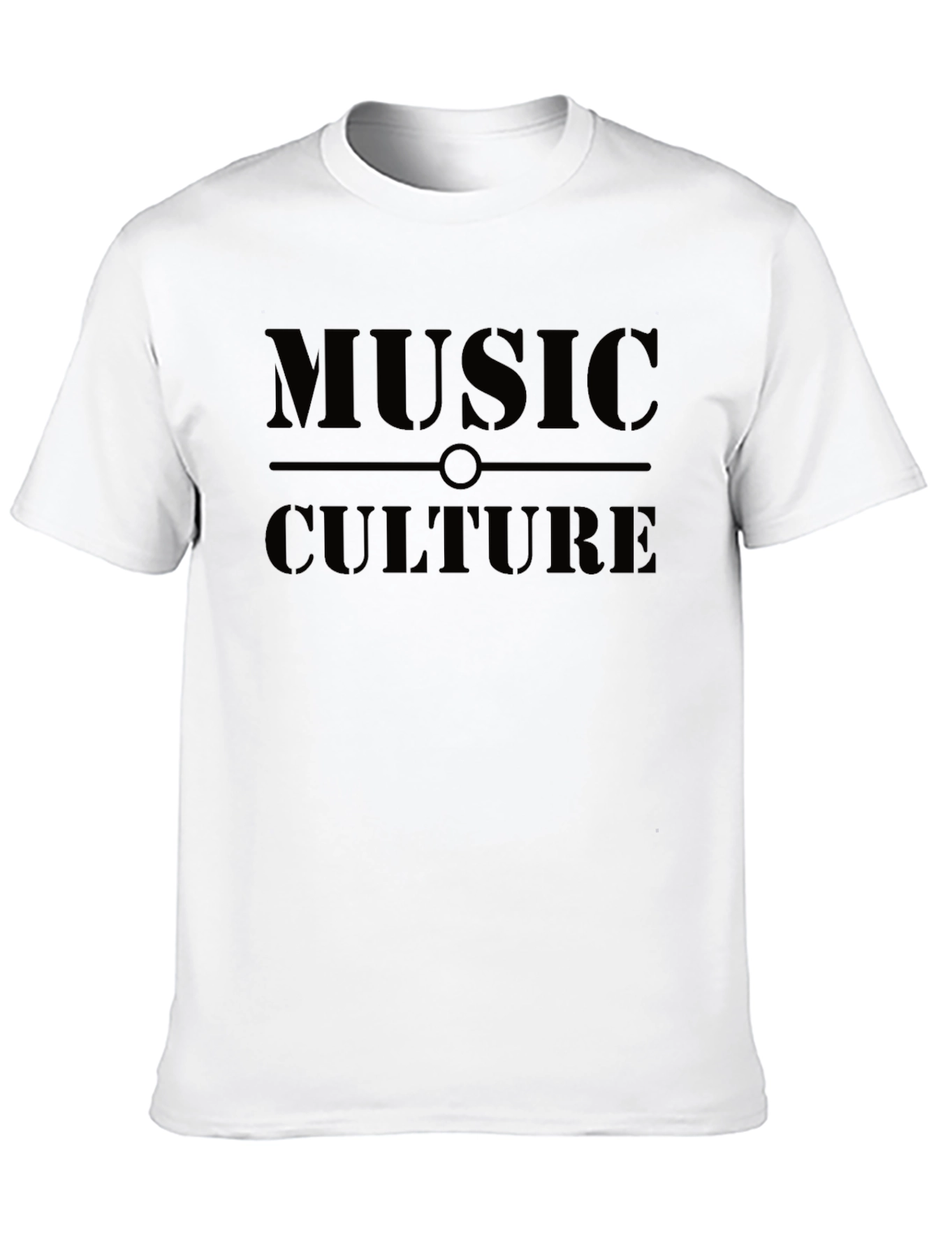 Music Culture Black T-Shirt