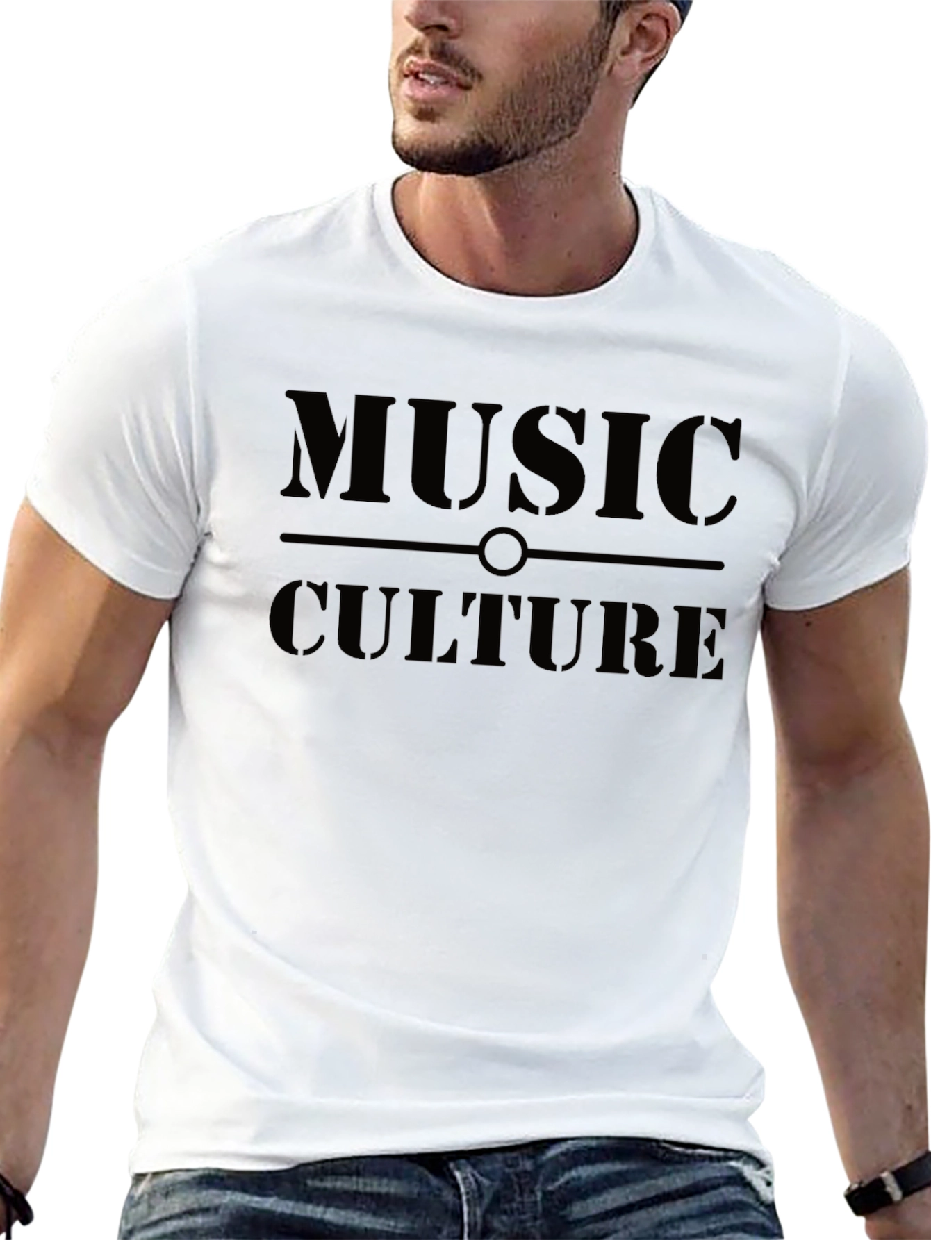 Music Culture Black T-Shirt