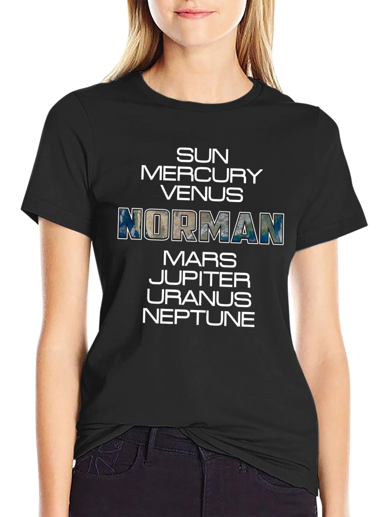 Planetary T-Shirt - Sun Mercury Venus Earth Mars