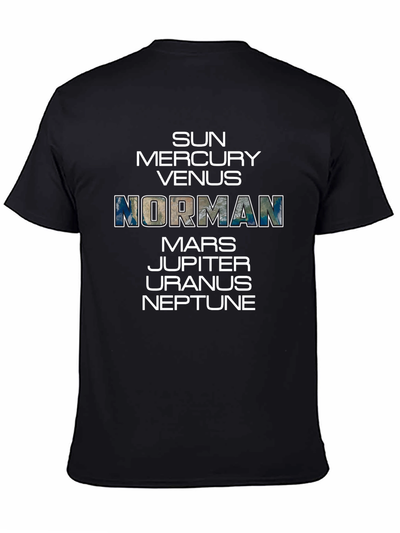 Planetary T-Shirt - Sun Mercury Venus Earth Mars