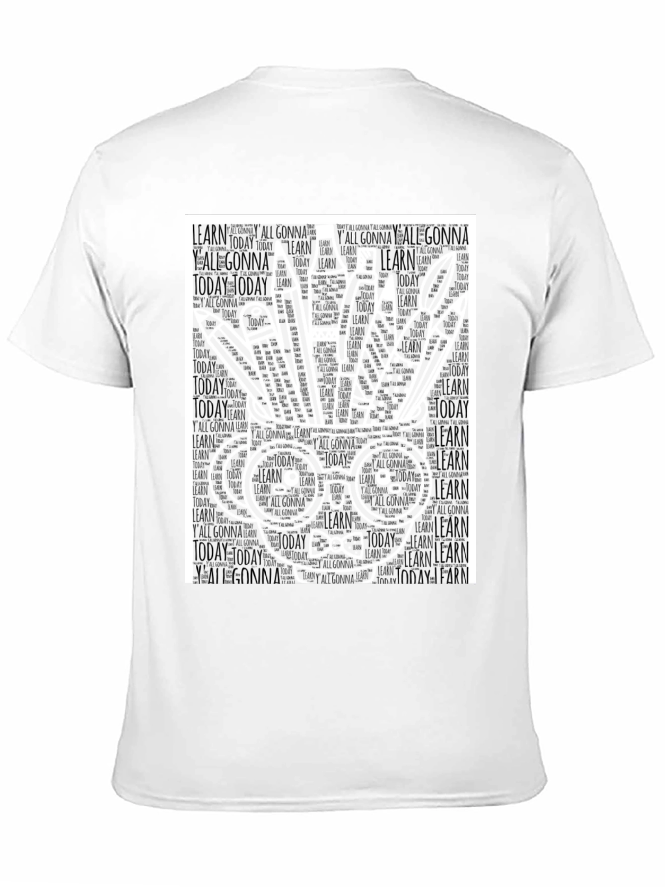 Word Art Graphic T-Shirt - Motivational Learning Tee