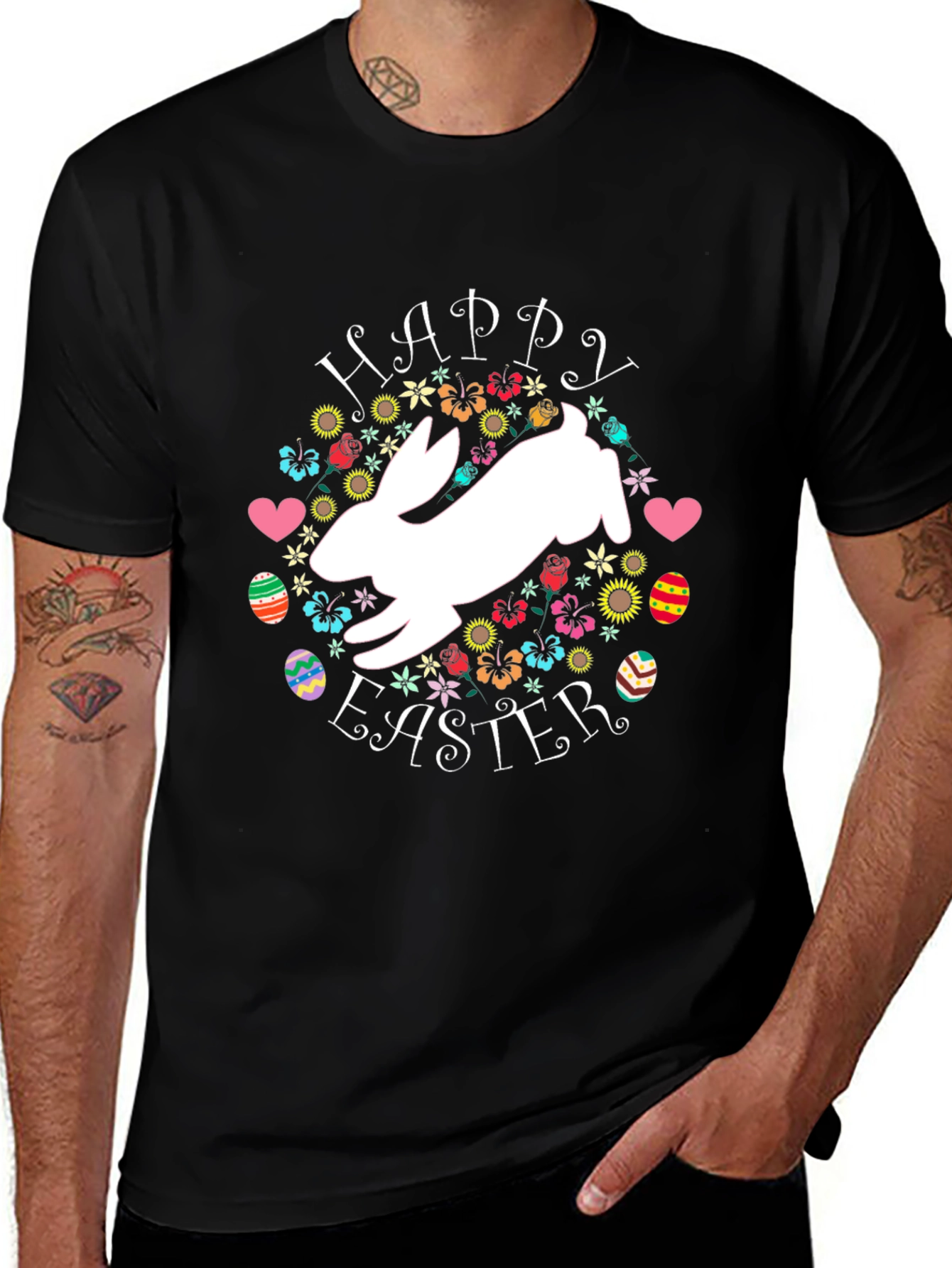Happy Easter Bunny Graphic T-Shirt