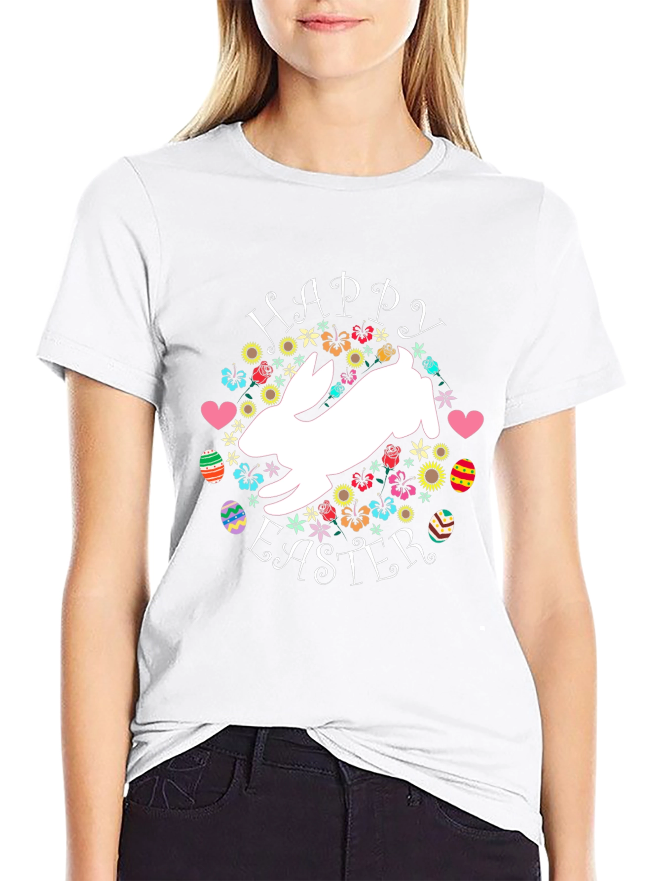 Happy Easter Bunny Graphic T-Shirt