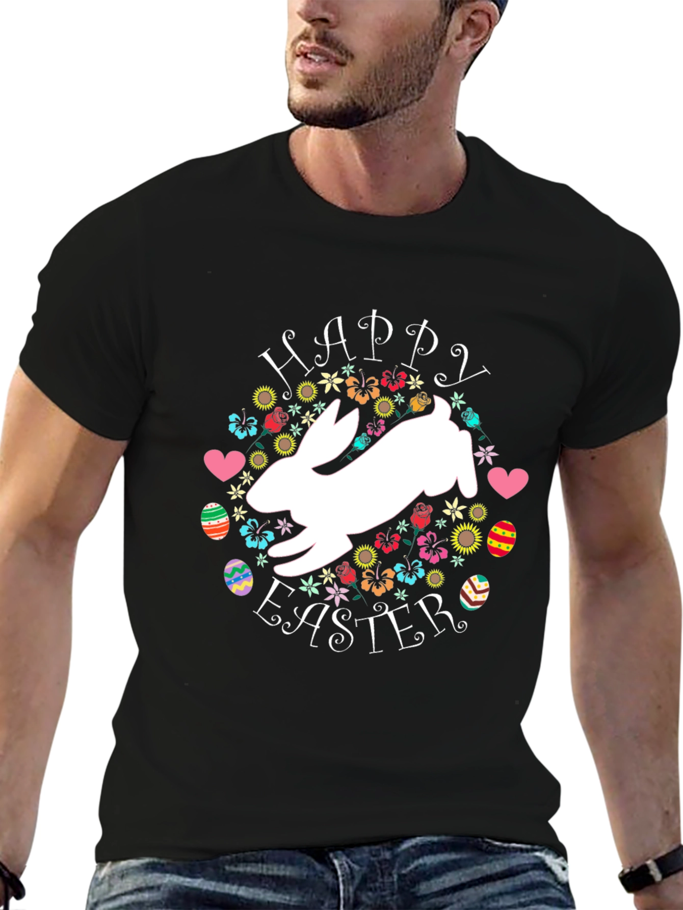 Happy Easter Bunny Graphic T-Shirt